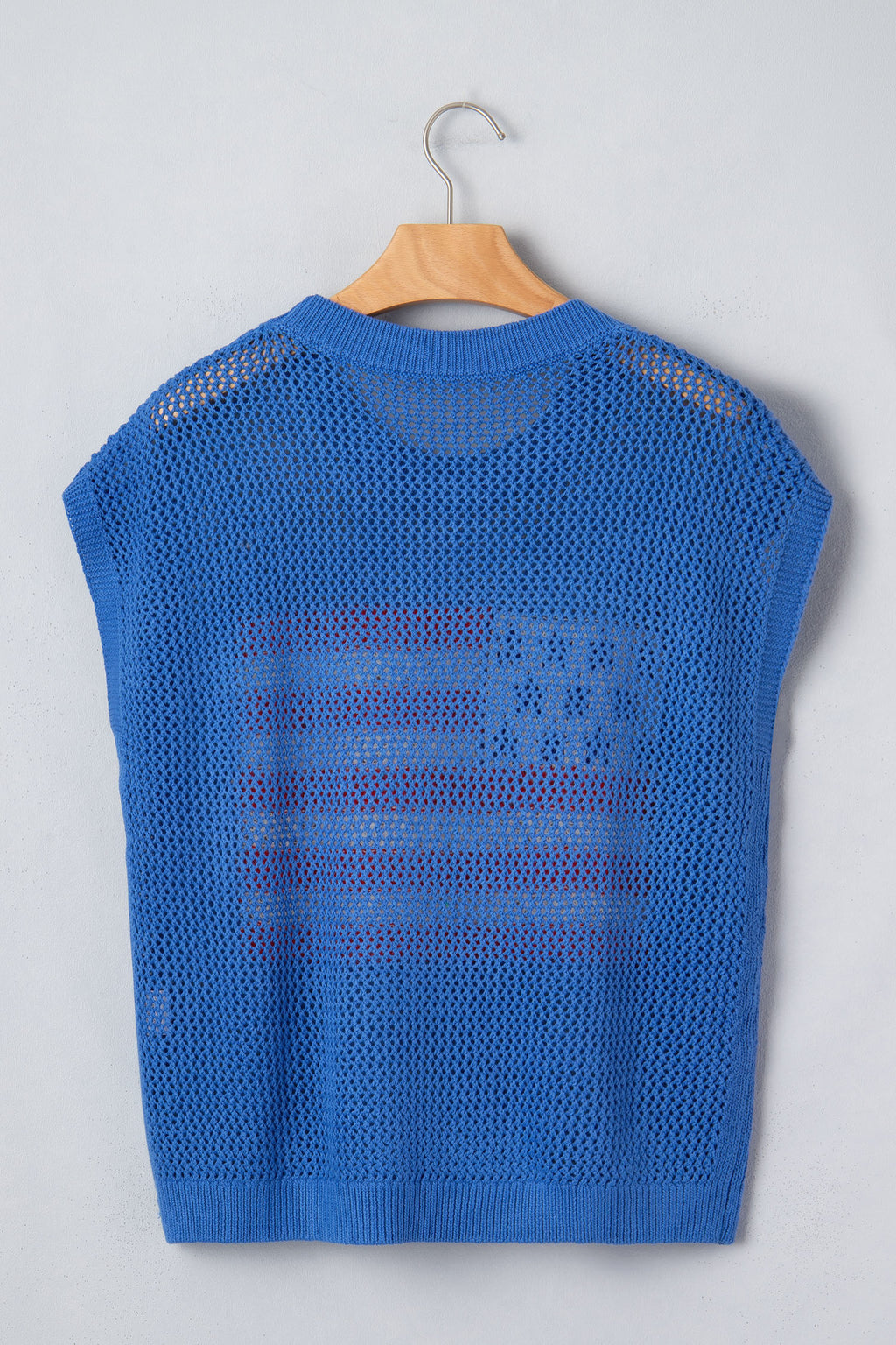 Sky Blue Flag Sweater Top