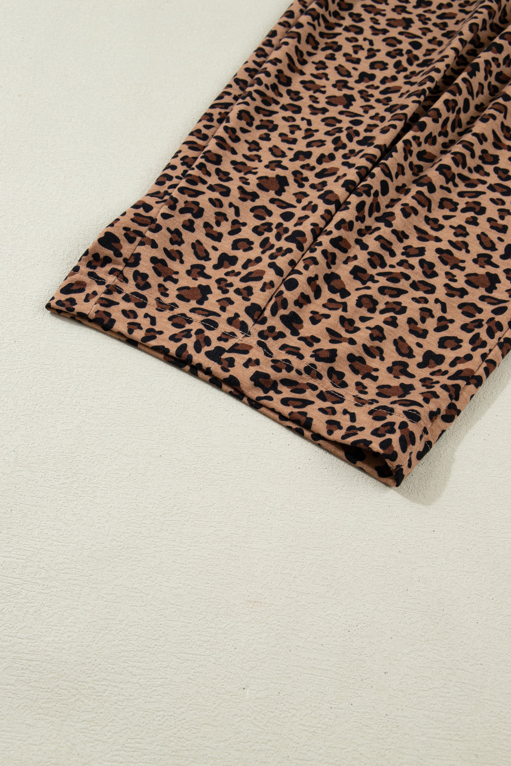 Brown Leopard Plus Size Set
