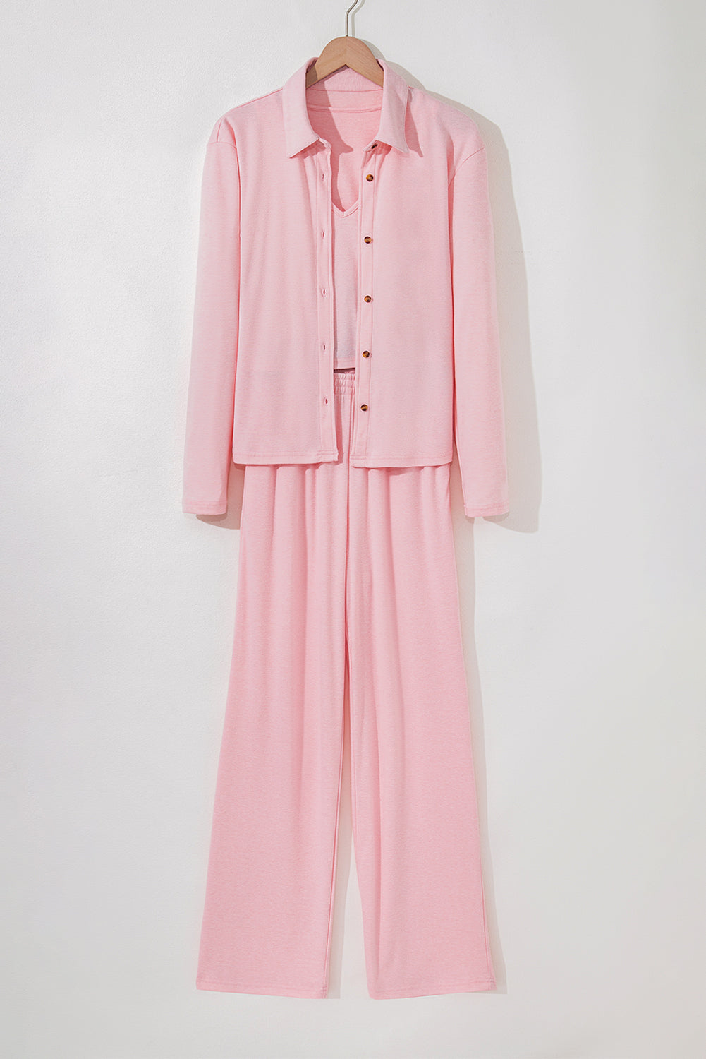 Light Pink Knit Lounge Set