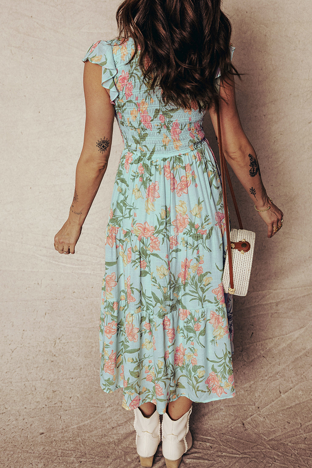 Floral Tiered Maxi Dress