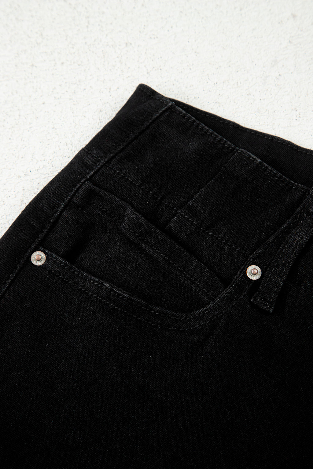 Black High Waist Wide Leg Jeans