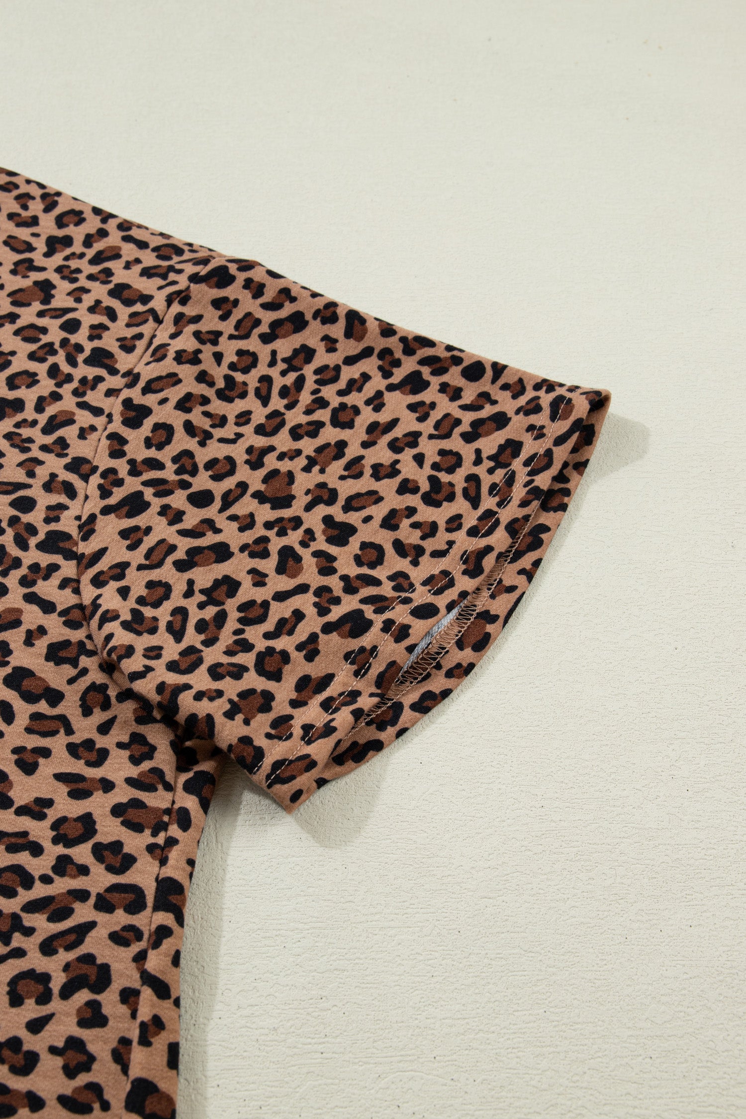 Brown Leopard Plus Size Set