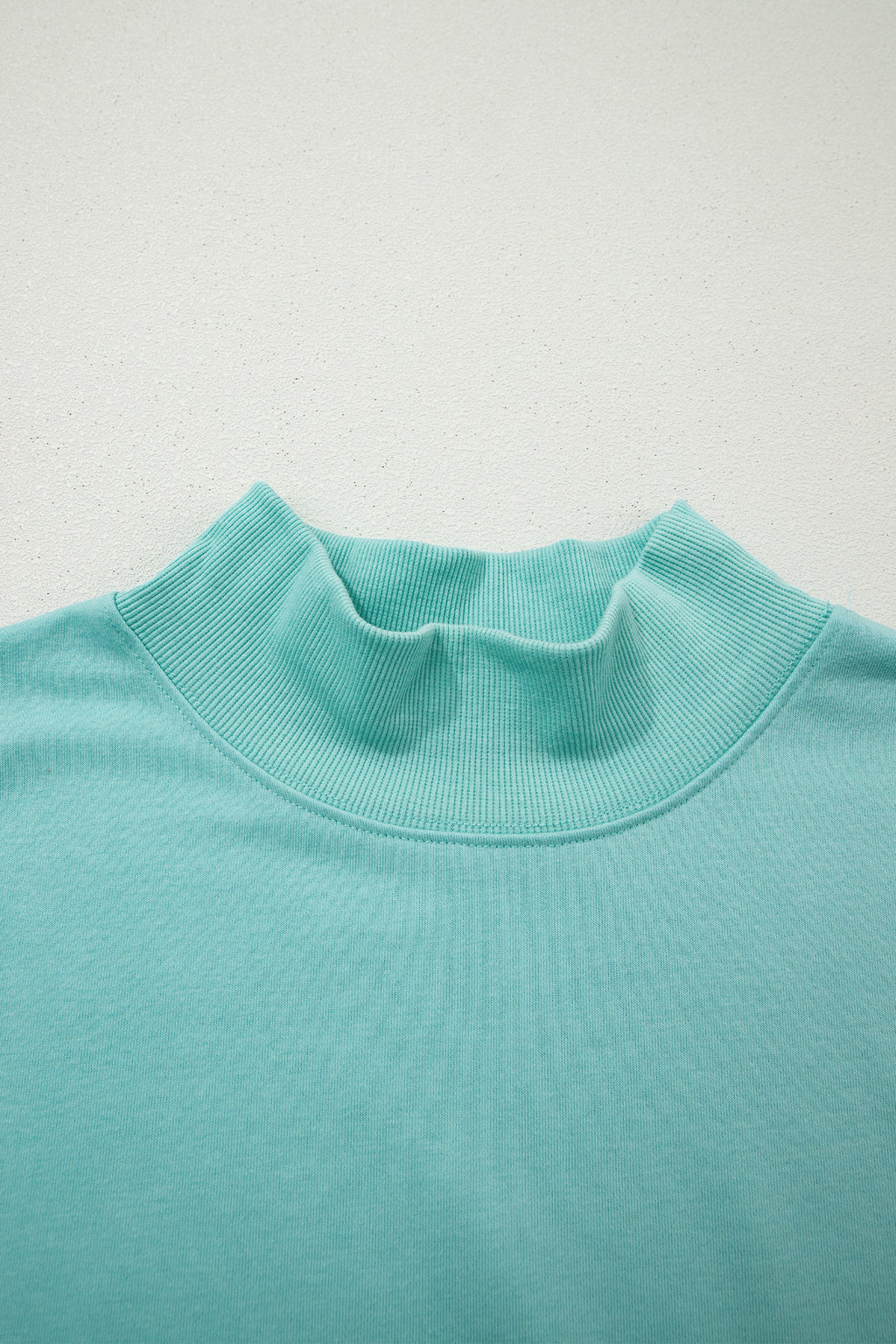 Mint High Neck Cap Sleeve Top