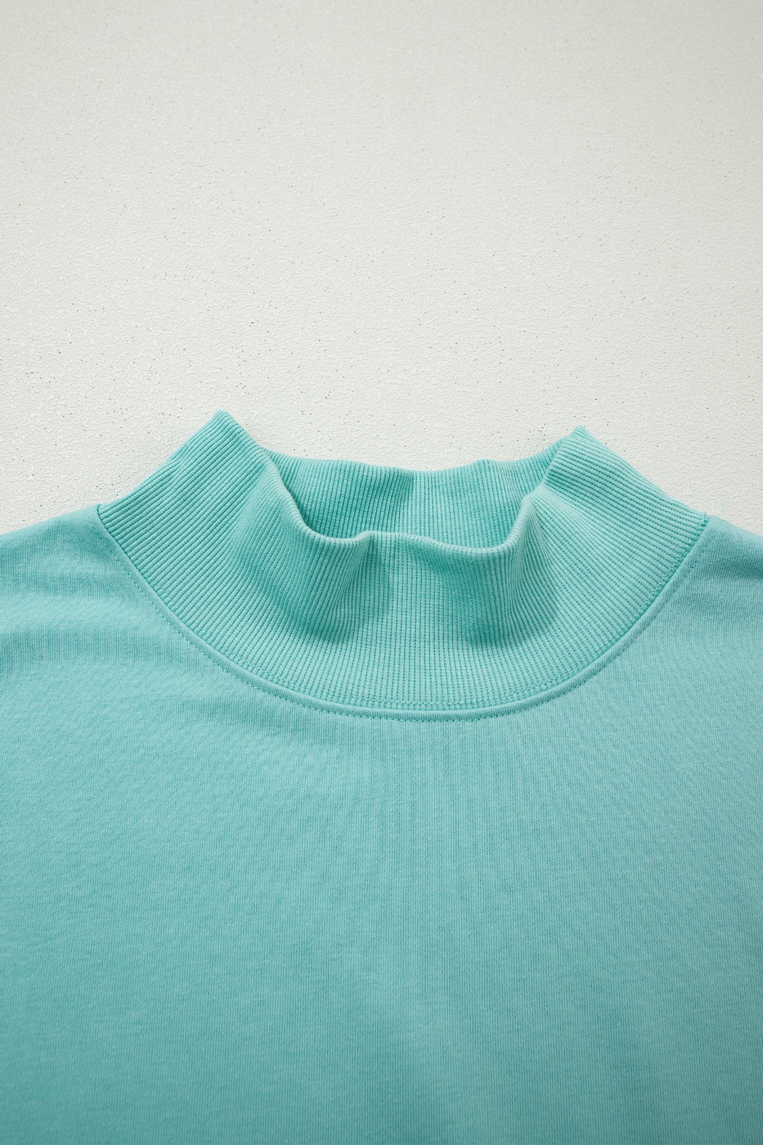 Mint High Neck Cap Sleeve Top