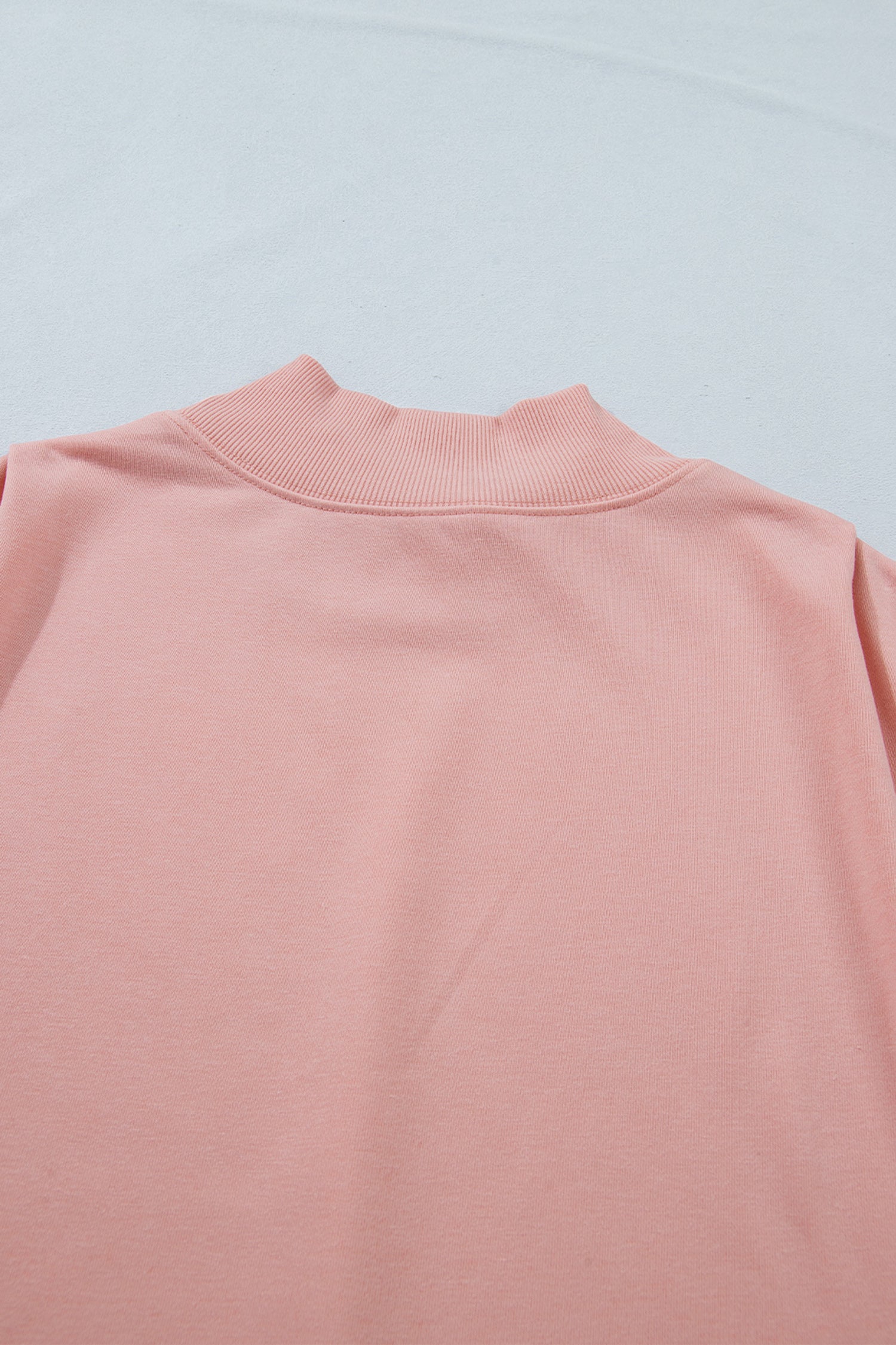 Pink High Neck Cap Sleeve Top