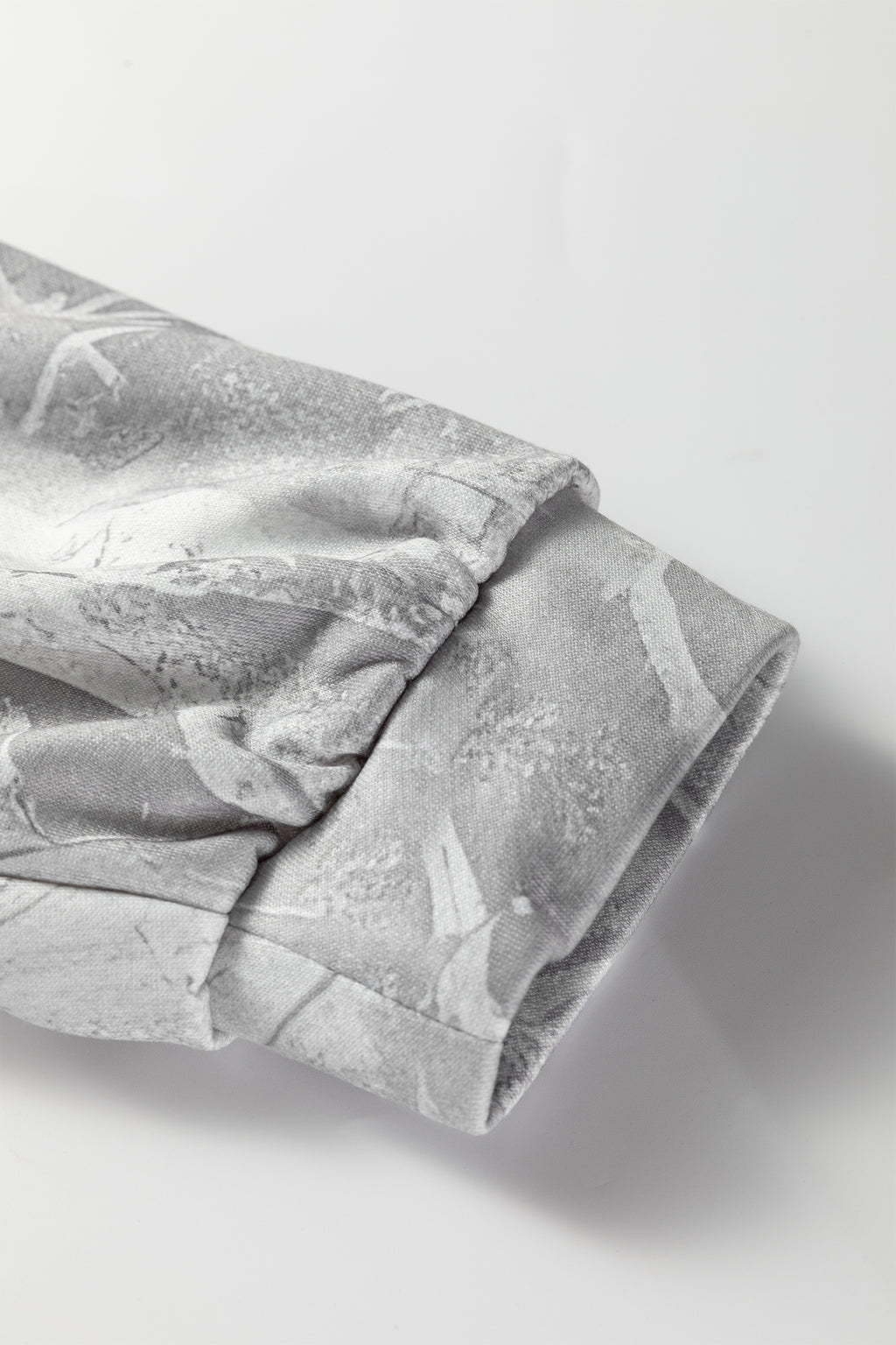 Gray Plus Size Camo Hoodie