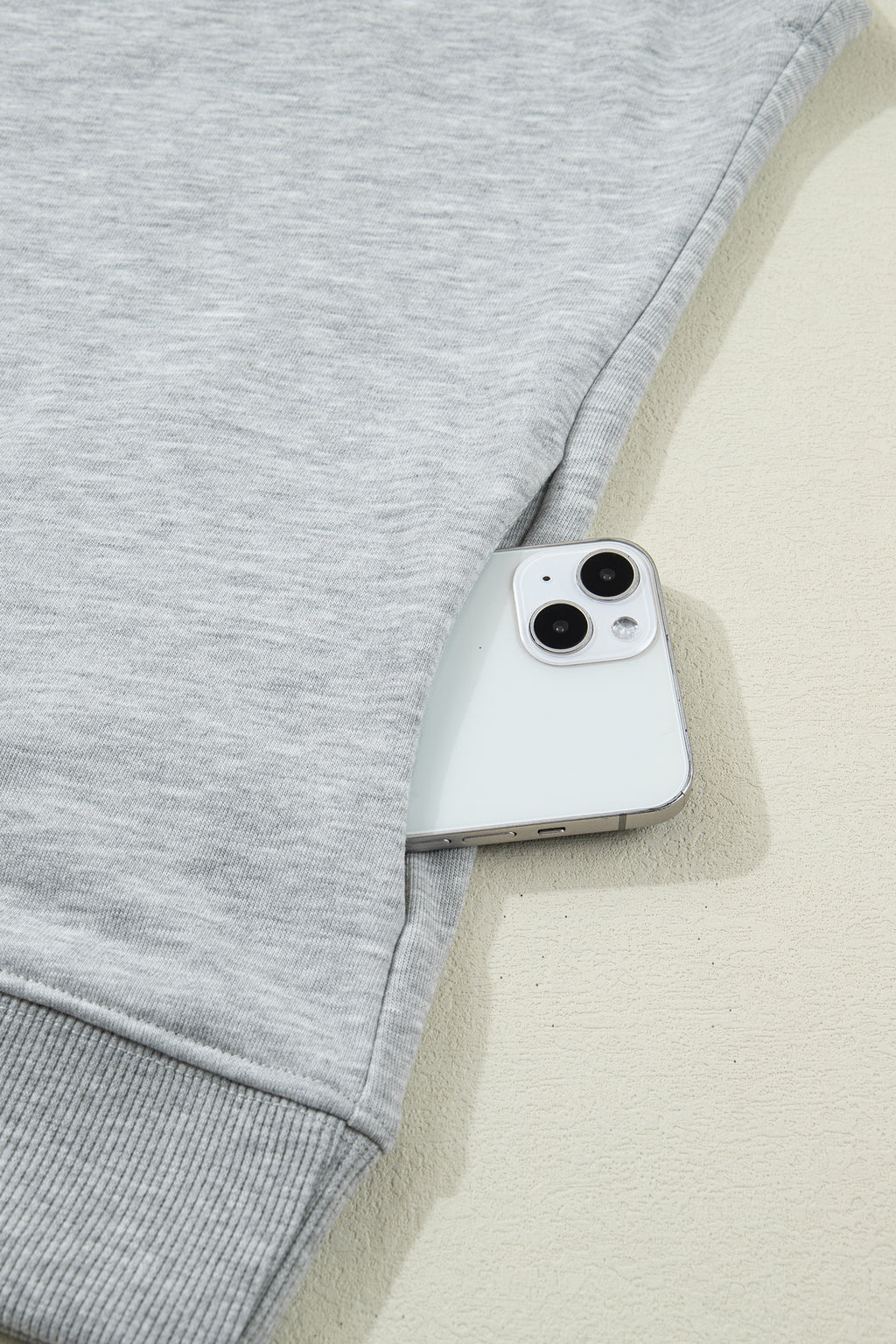 Light Grey High Neck Cap Sleeve Top