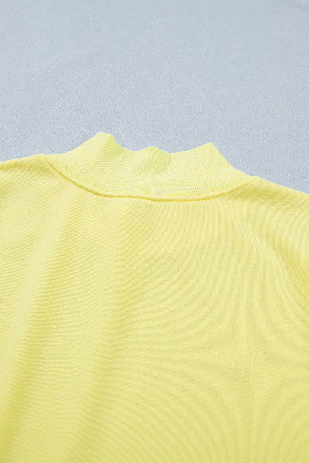 Yellow High Neck Cap Sleeve Top