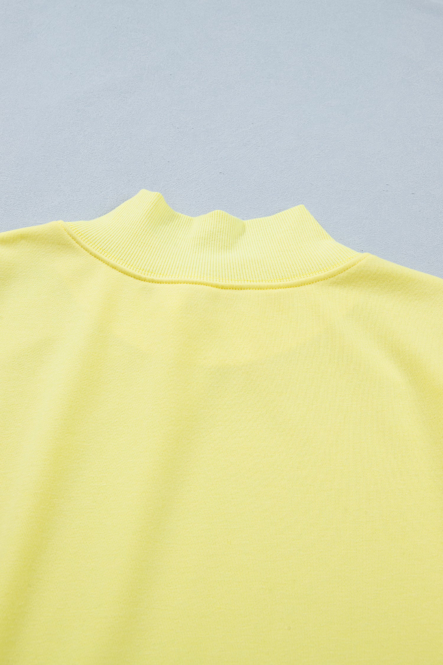 Yellow High Neck Cap Sleeve Top