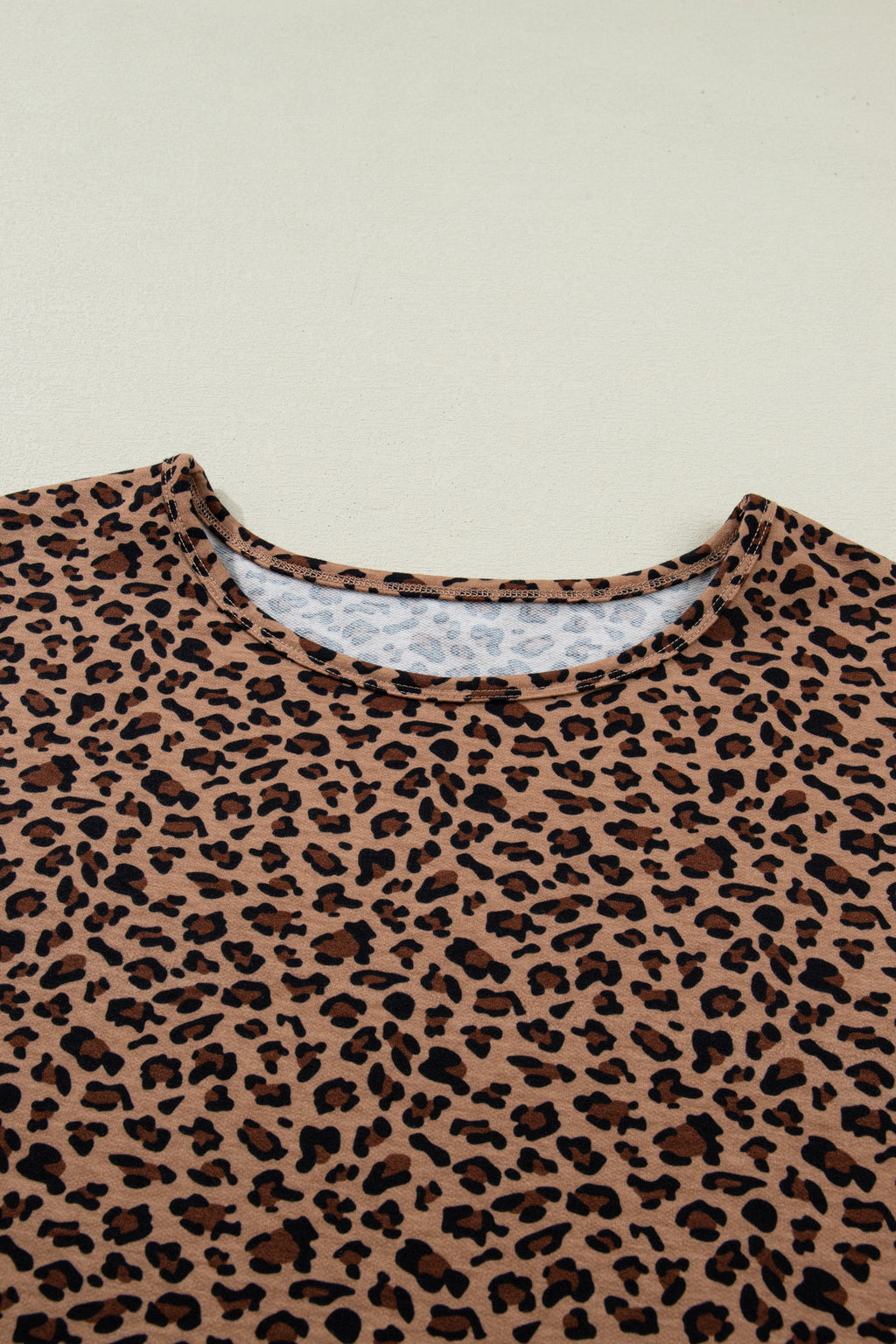 Brown Leopard Plus Size Set