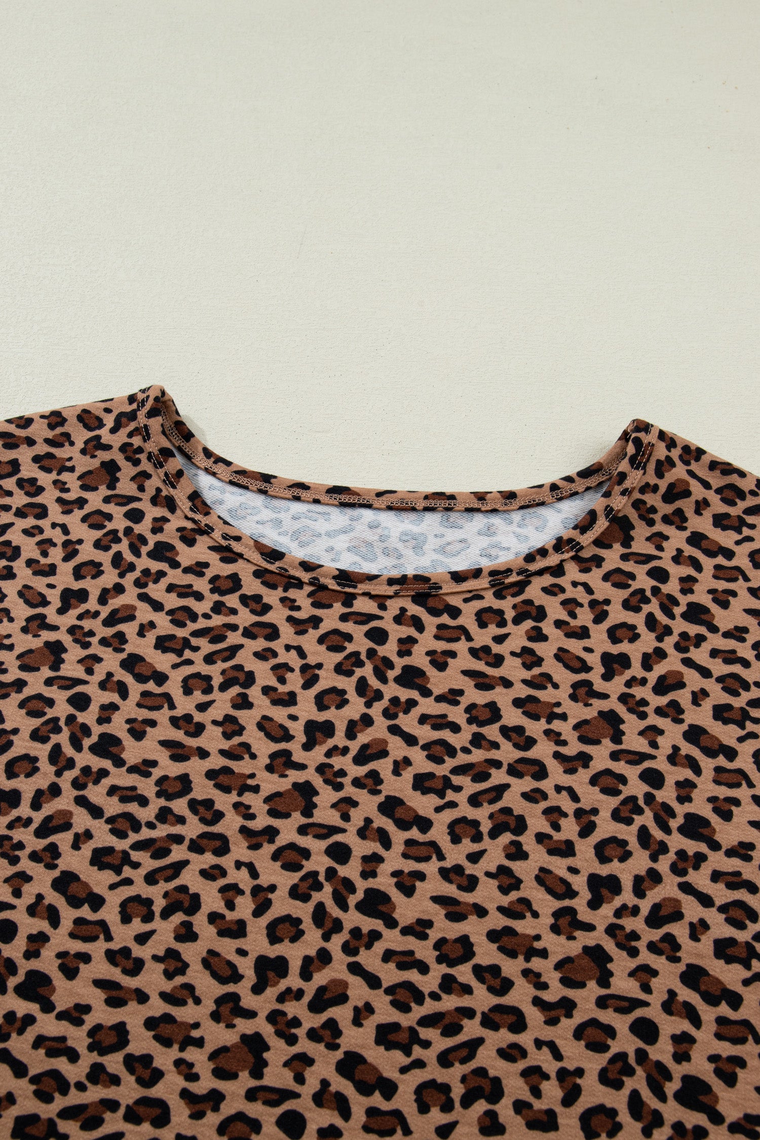 Brown Leopard Plus Size Set