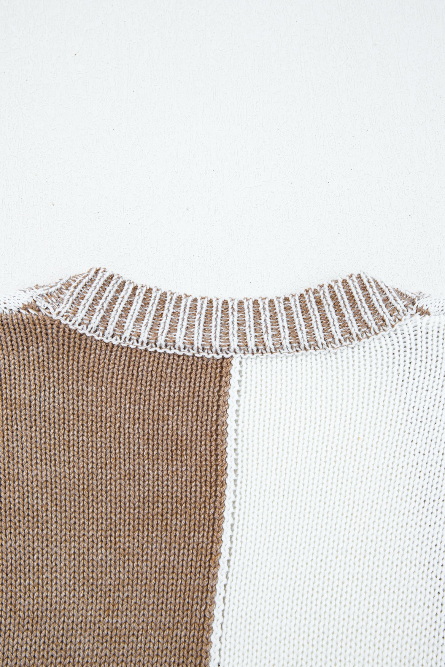 Brown Plus Size Checkered Open Cardigan