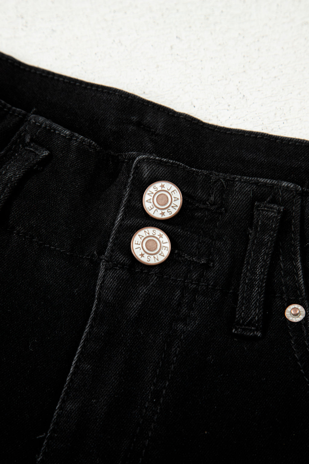 Black High Waist Wide Leg Jeans