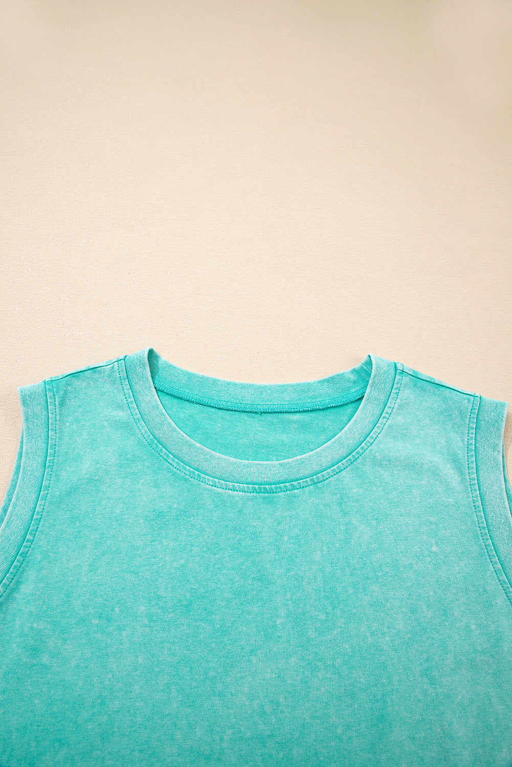 Mint Green Mineral Wash Tank & Skirt Set