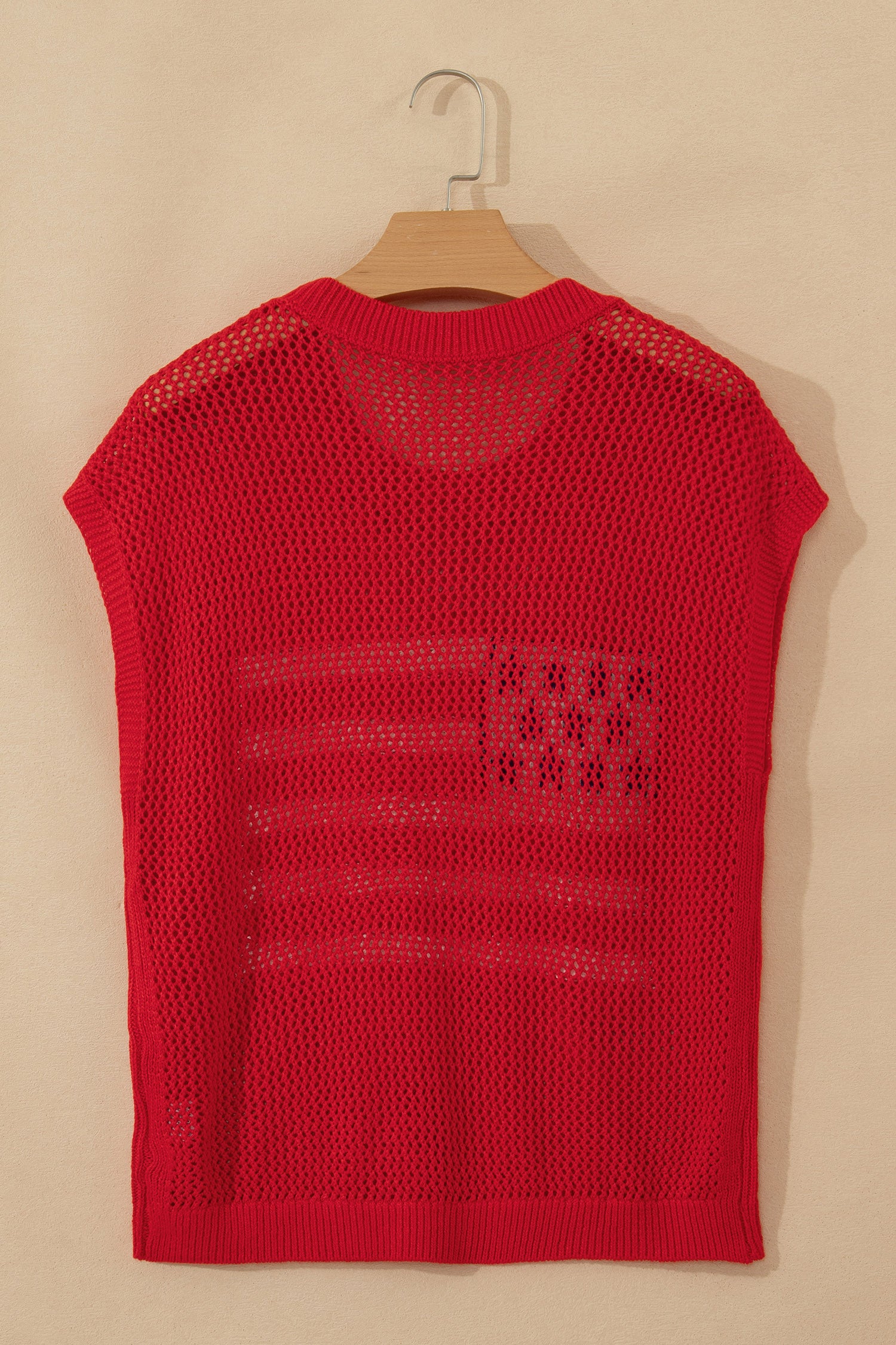 Red Flag Sweater Top