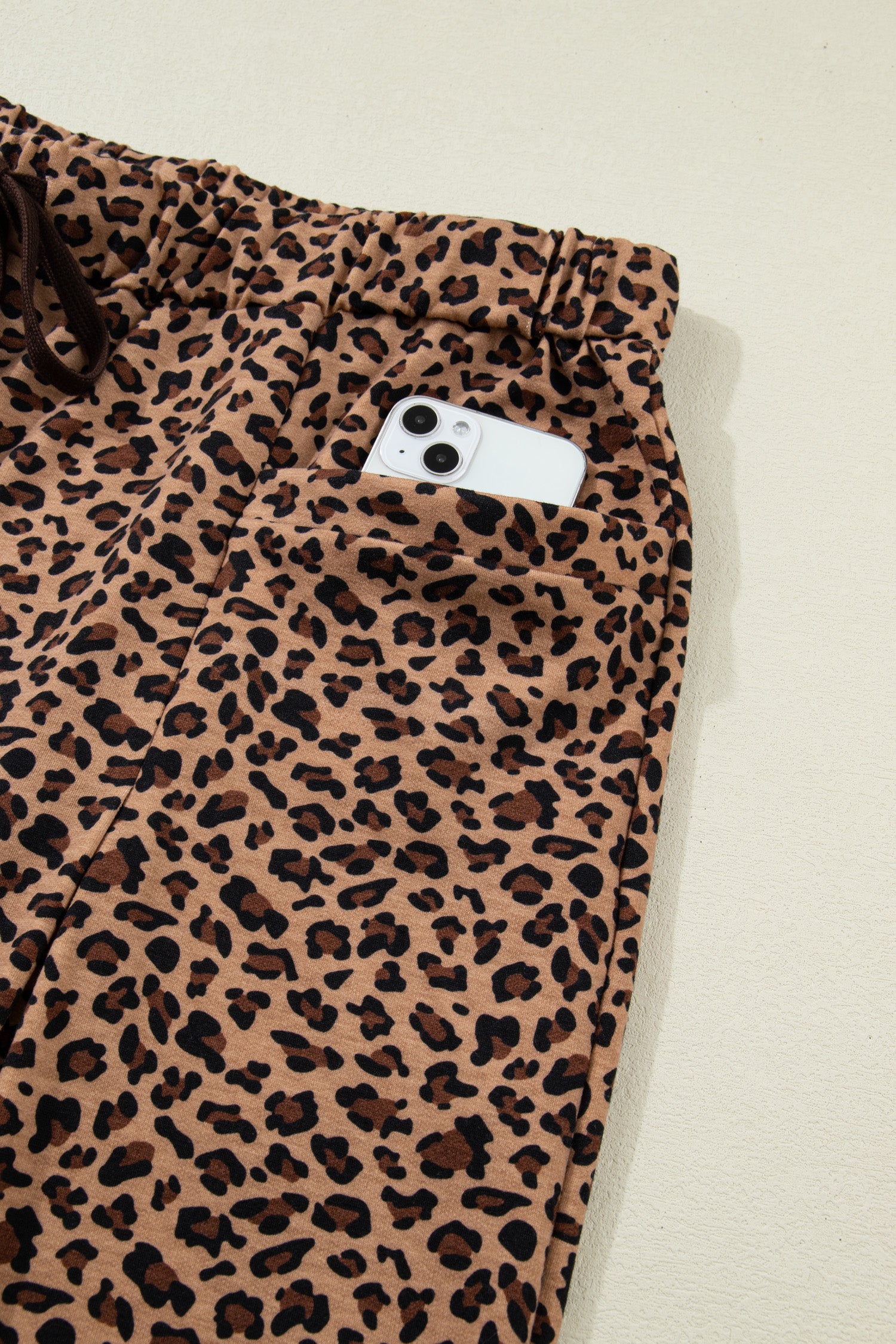 Brown Leopard Plus Size Set