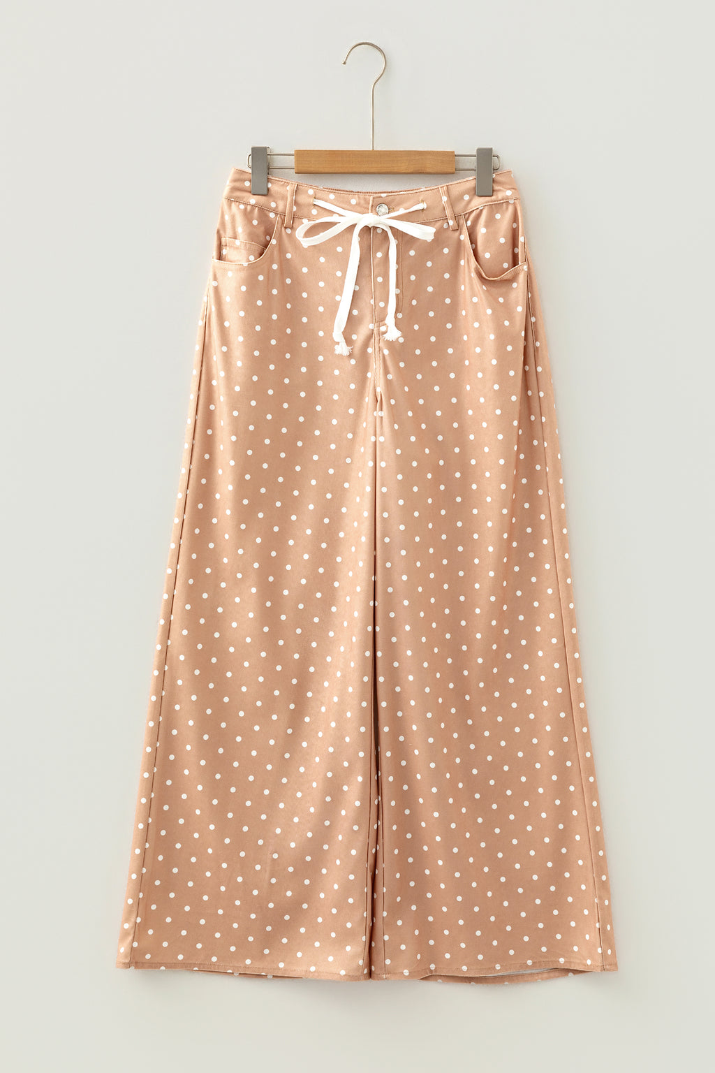 Khaki Wide Leg Pants