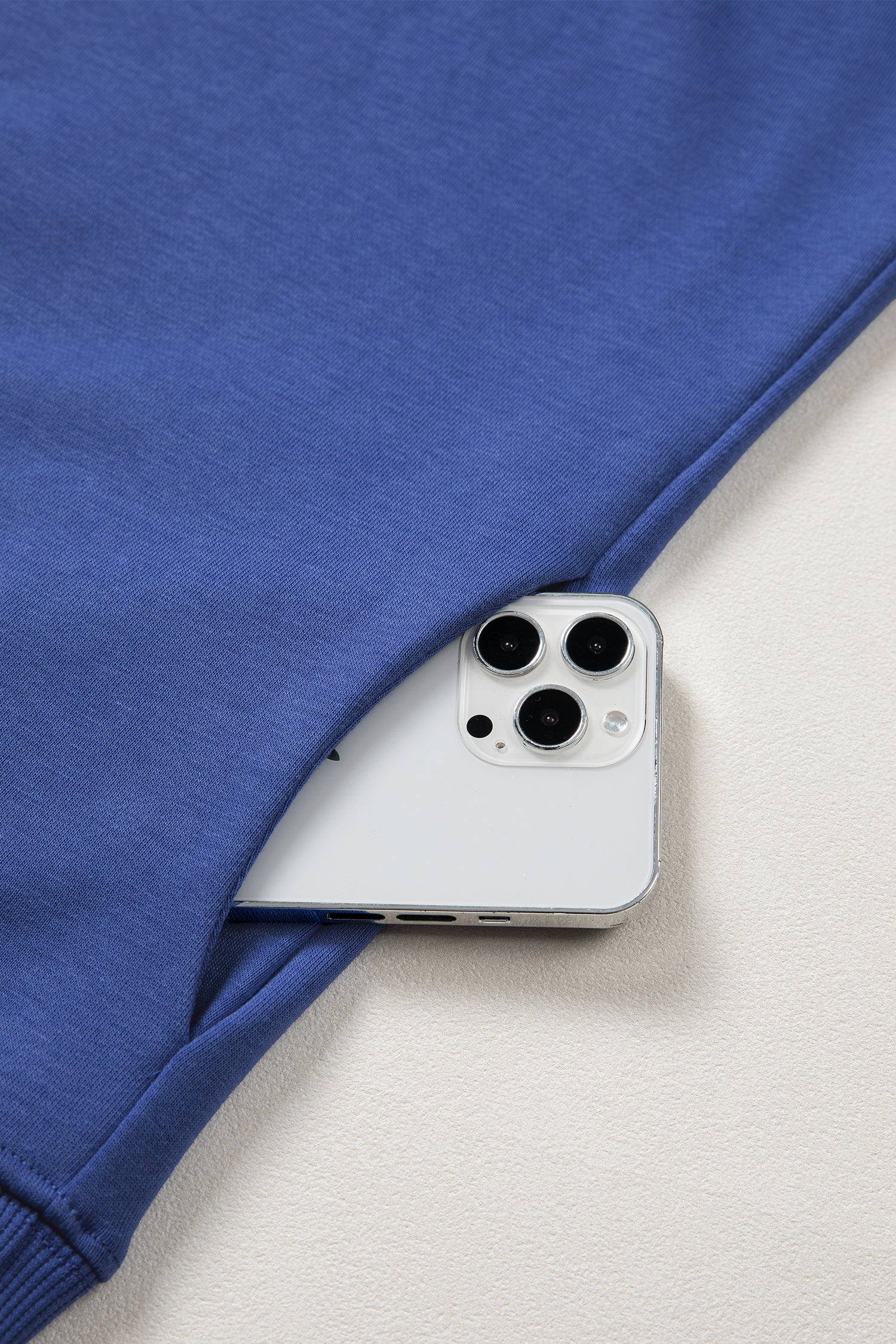 Sky Blue High Neck Cap Sleeve Top