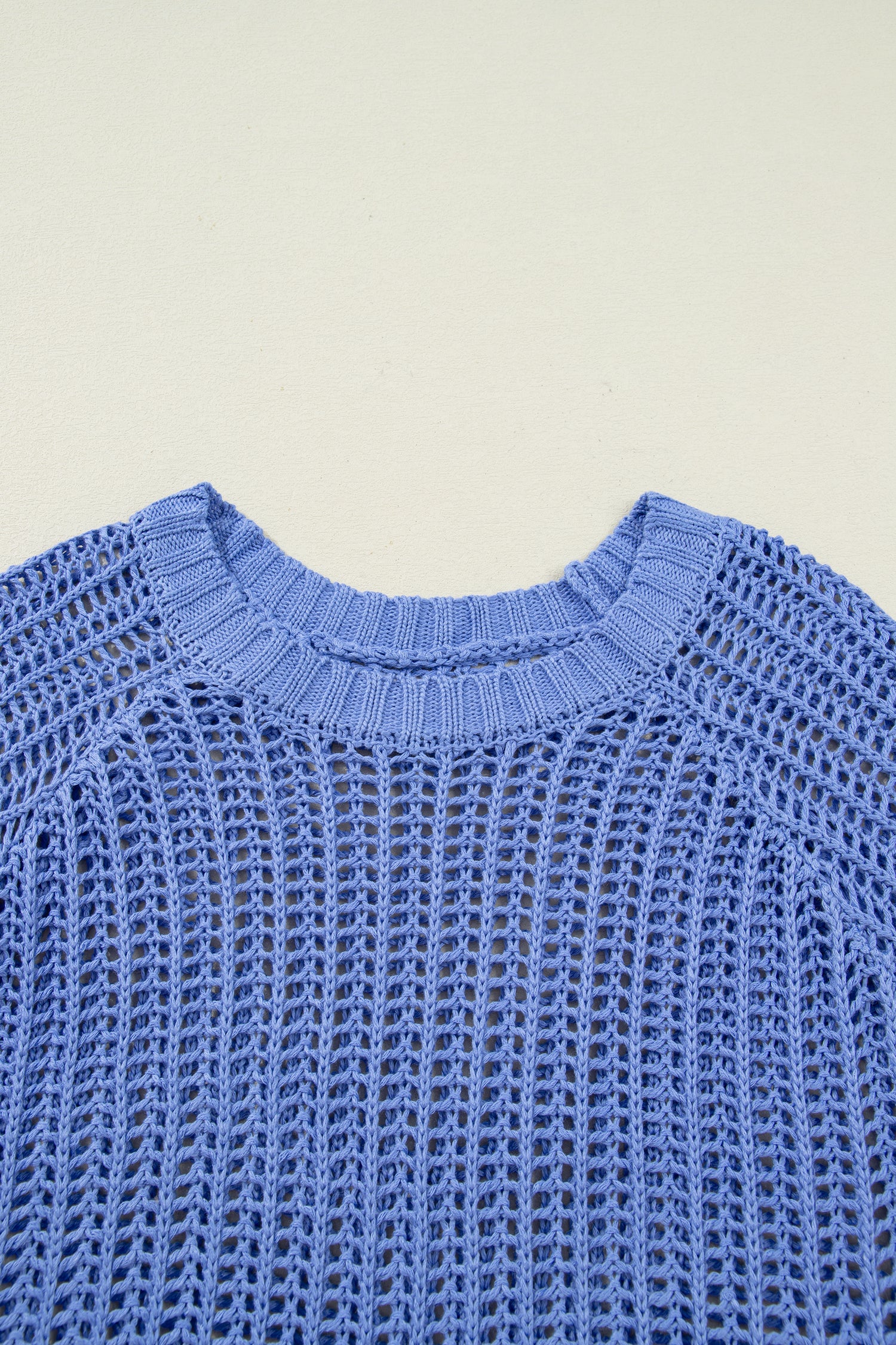 Blue Plus Size Bow Tie Sweater
