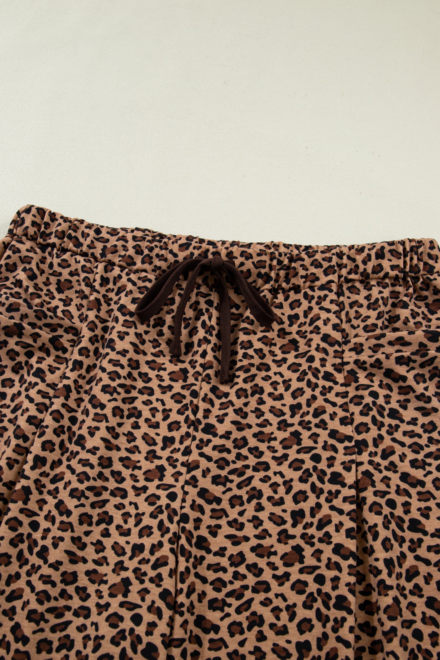 Brown Leopard Plus Size Set