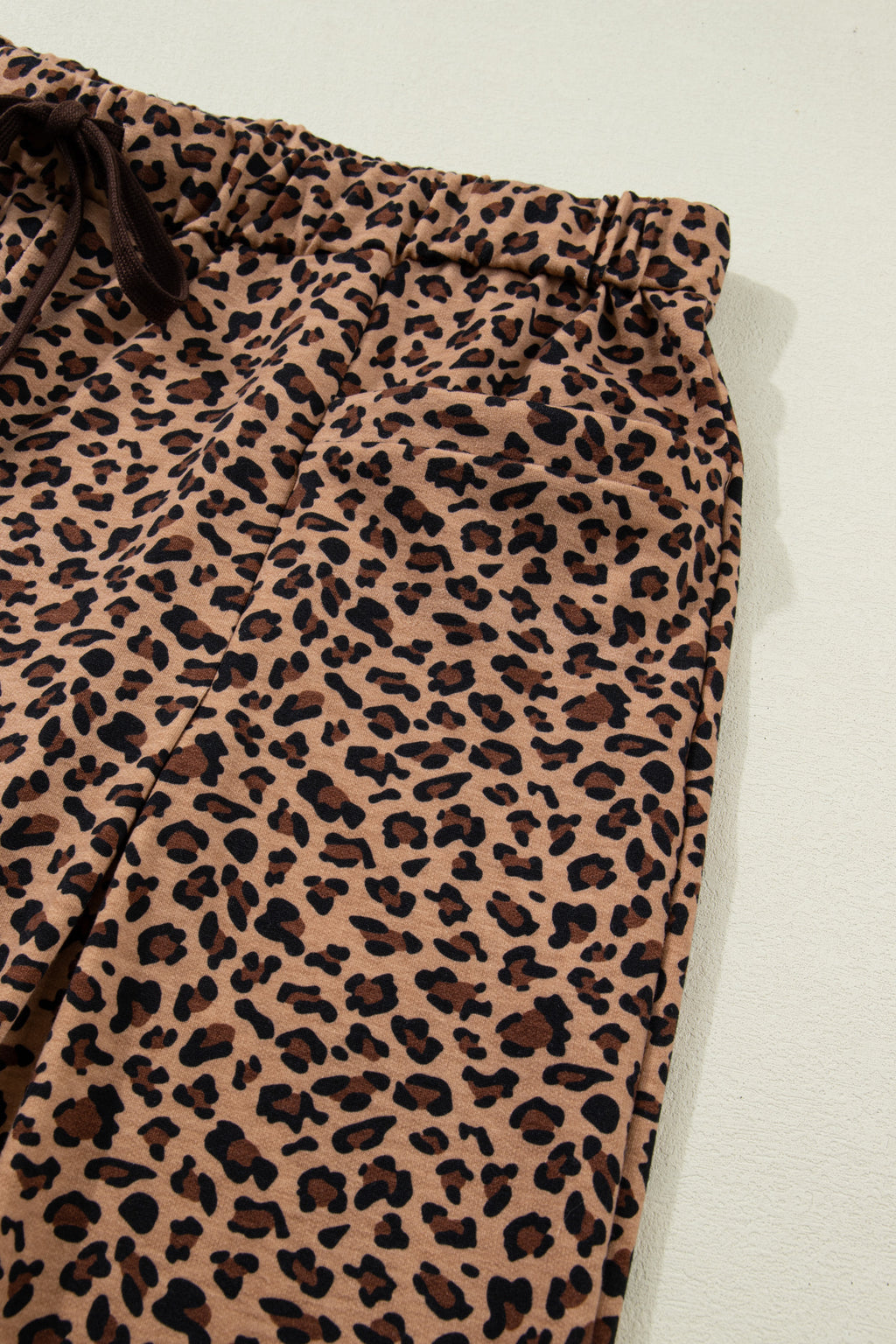 Brown Leopard Plus Size Set