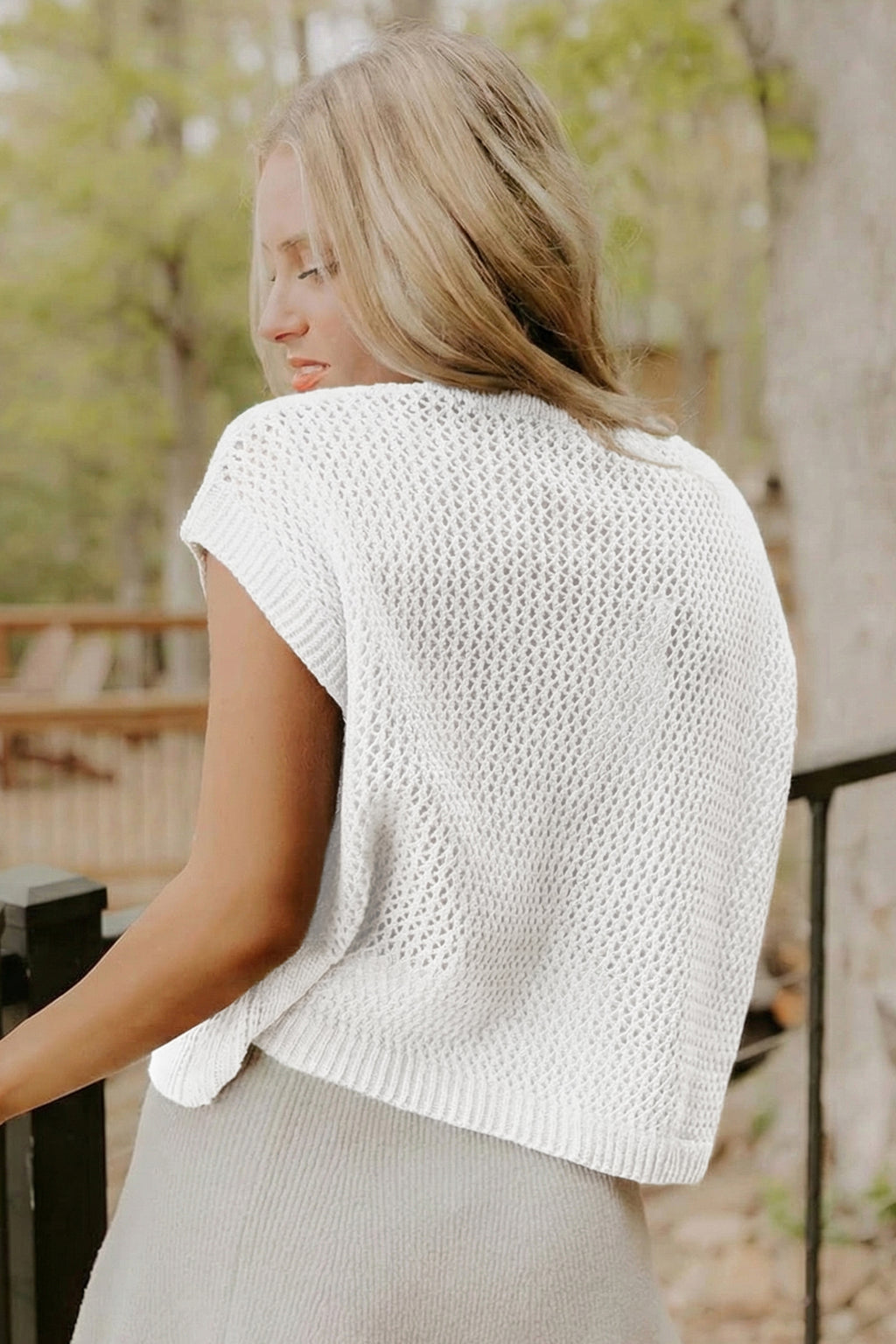 White Flag Graphic Sweater Top