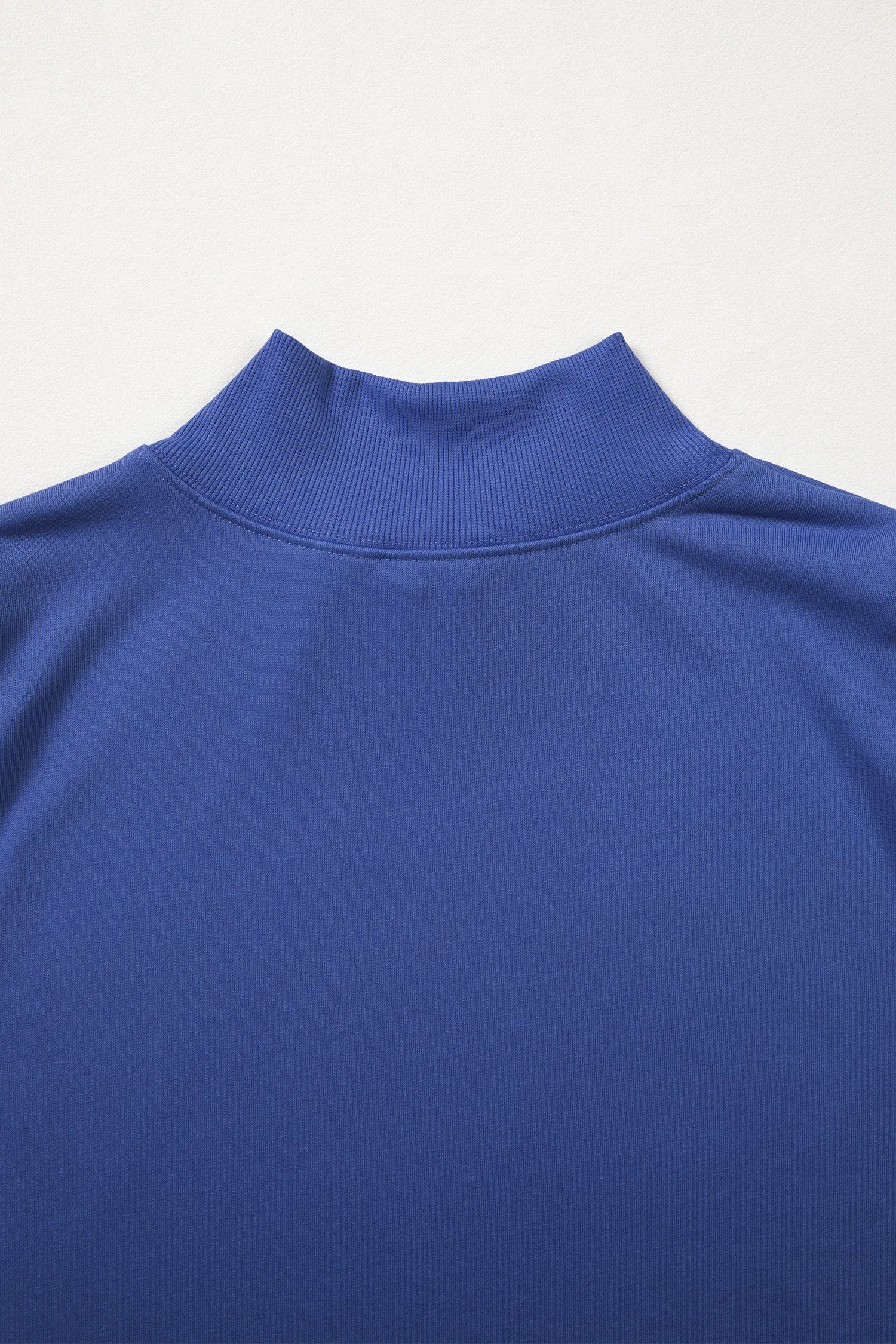 Sky Blue High Neck Cap Sleeve Top