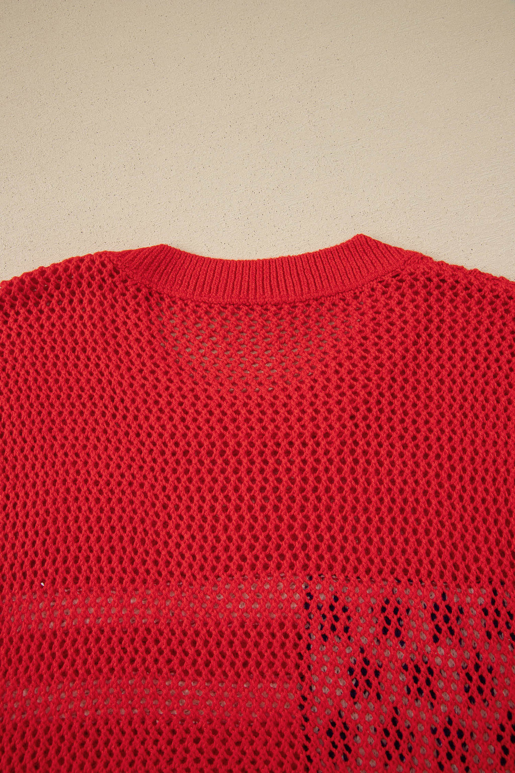 Red Flag Sweater Top