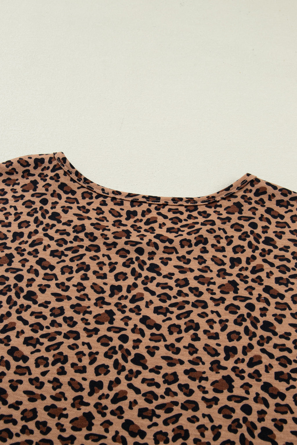 Brown Leopard Plus Size Set