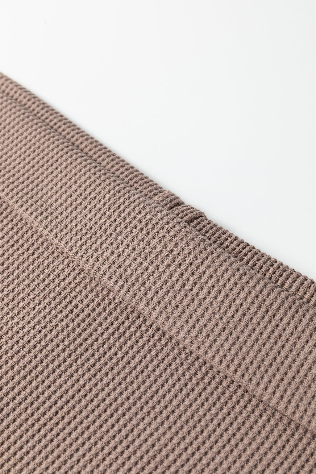 Rose Waffle Knit Long Sleeve Top