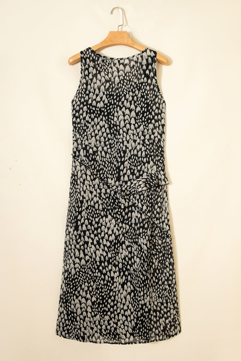 Black Printed Maxi Dress