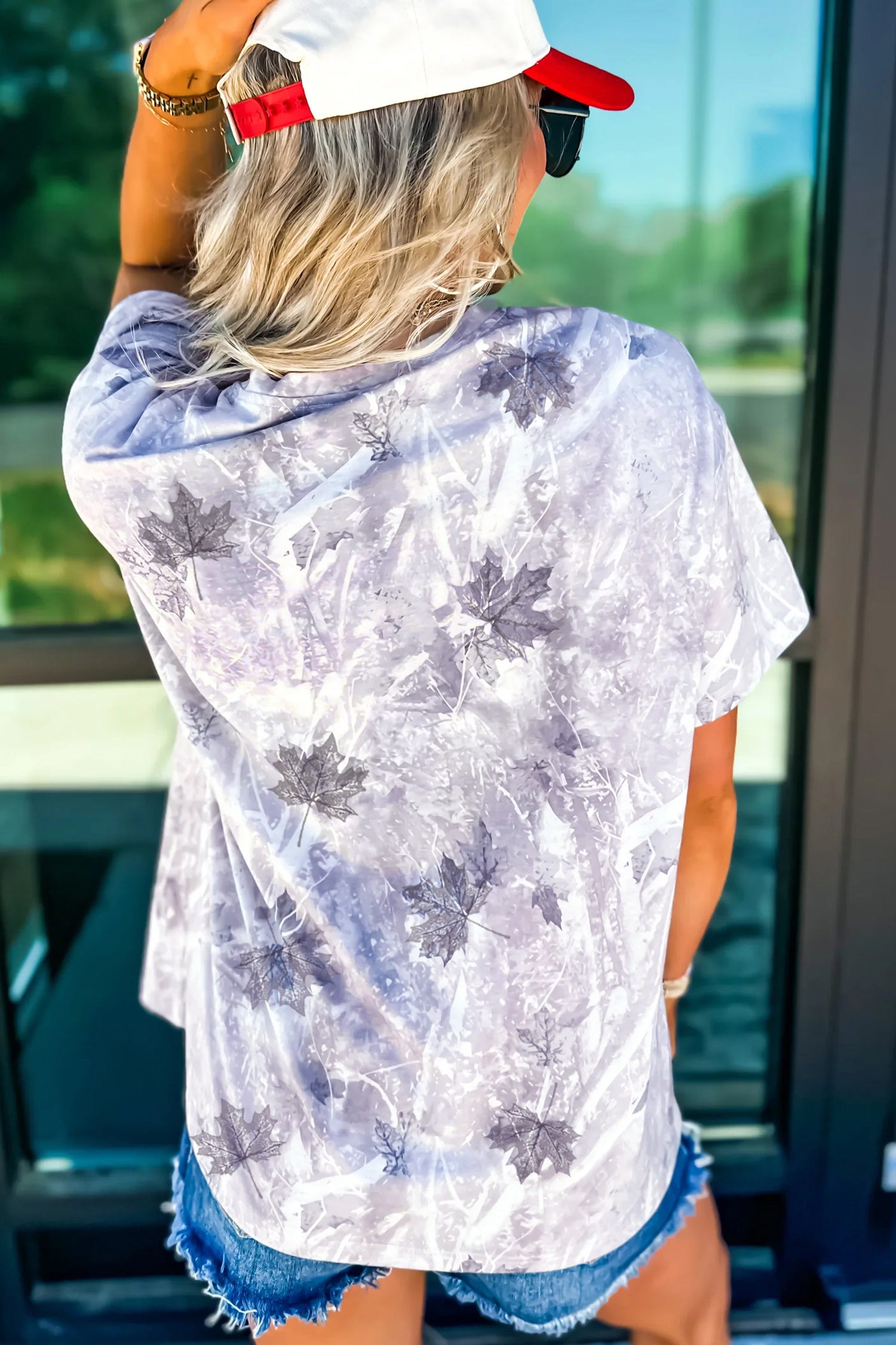 Gray Camo Tunic Tee