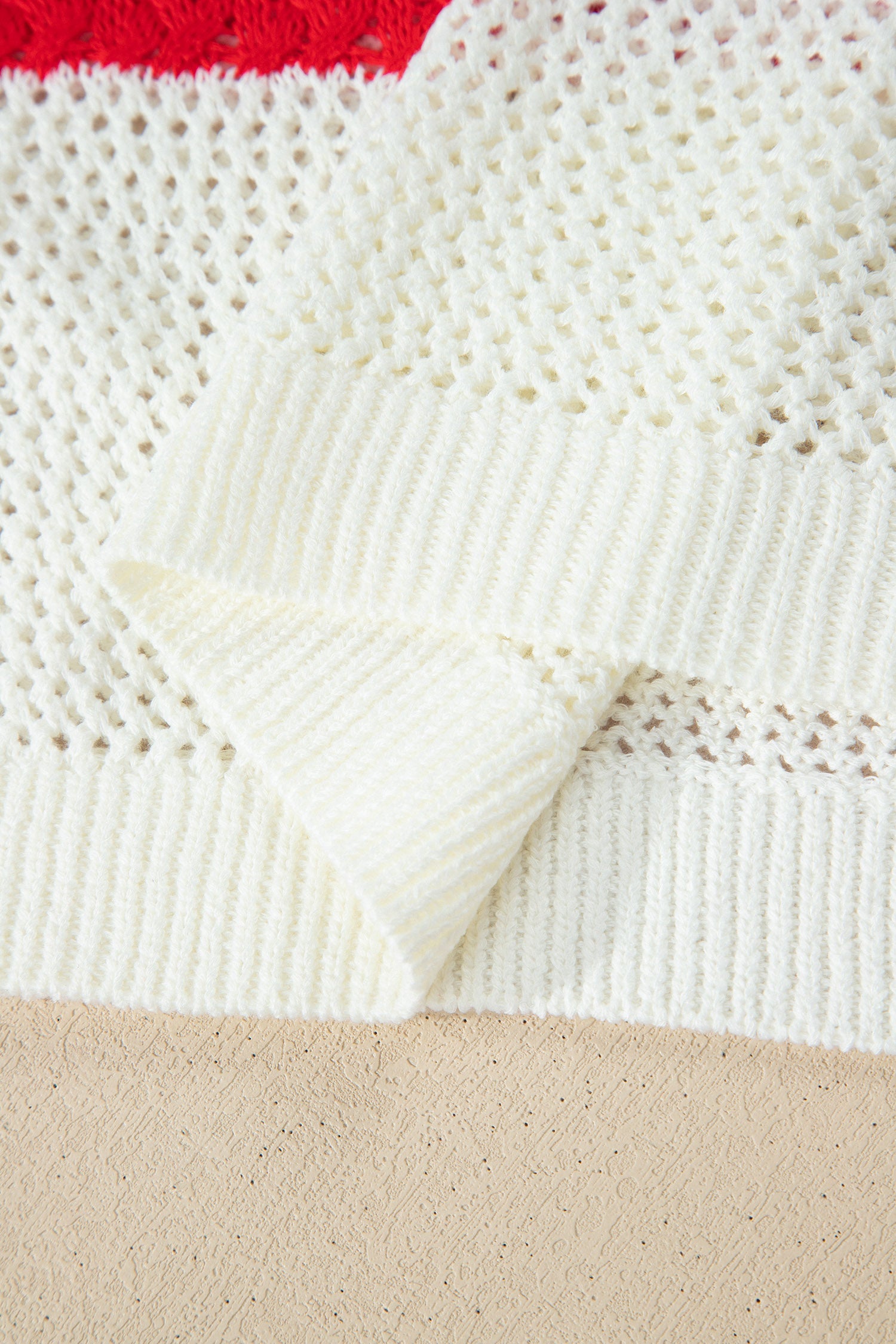 White Flag Graphic Sweater Top