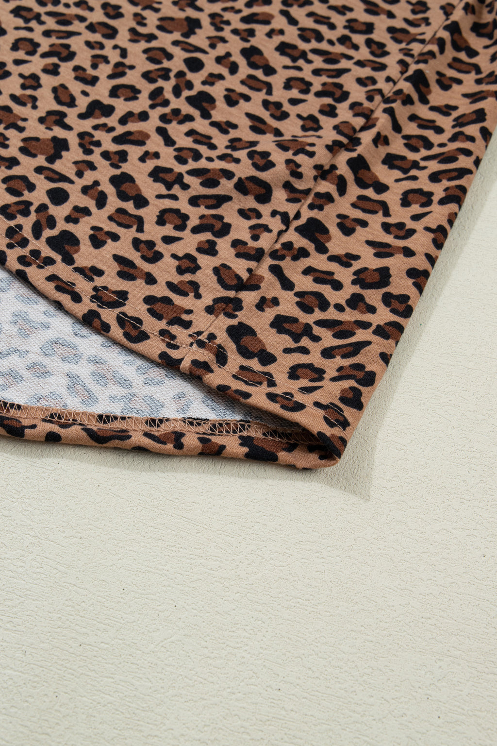 Brown Leopard Plus Size Set