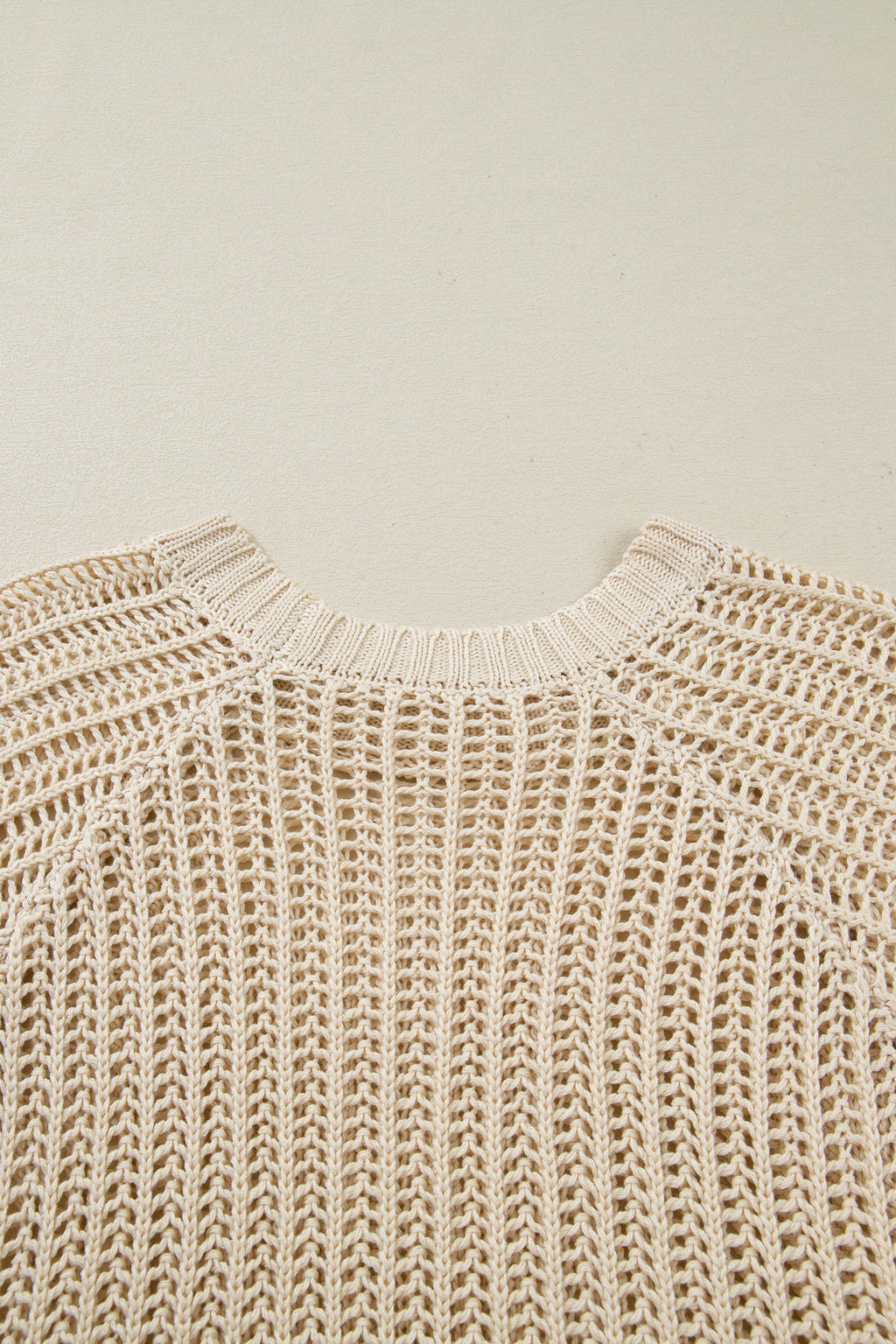 Apricot Plus Size Bow Tie Sweater