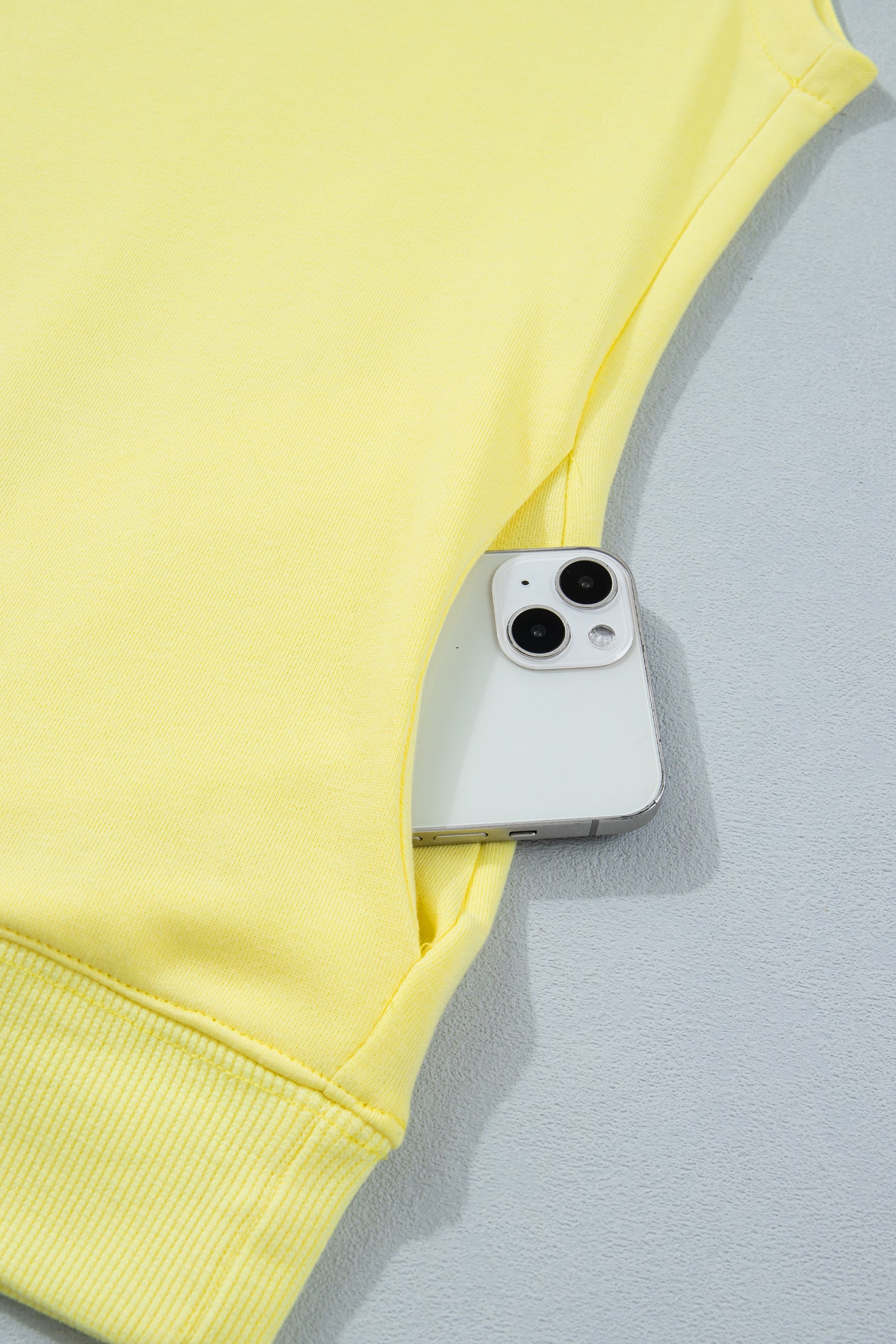 Yellow High Neck Cap Sleeve Top