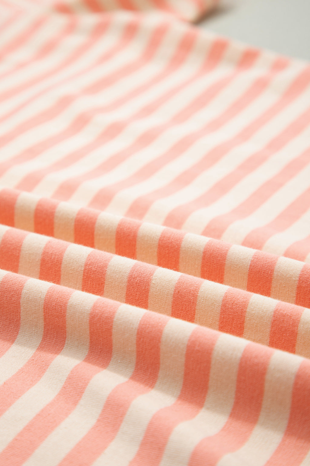 Pink Stripe Plus Size Summer Set