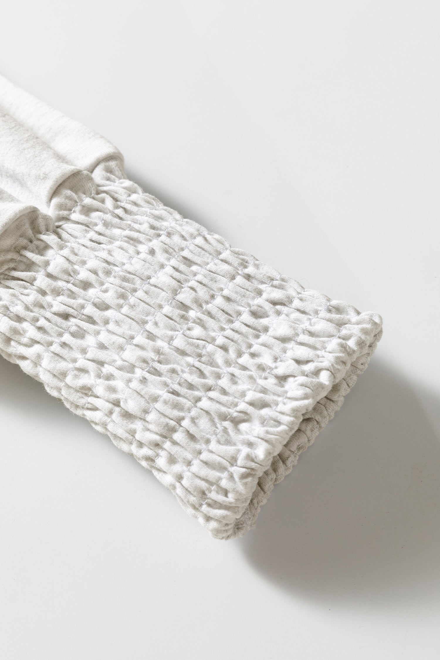Oatmeal Puff Sleeve Top