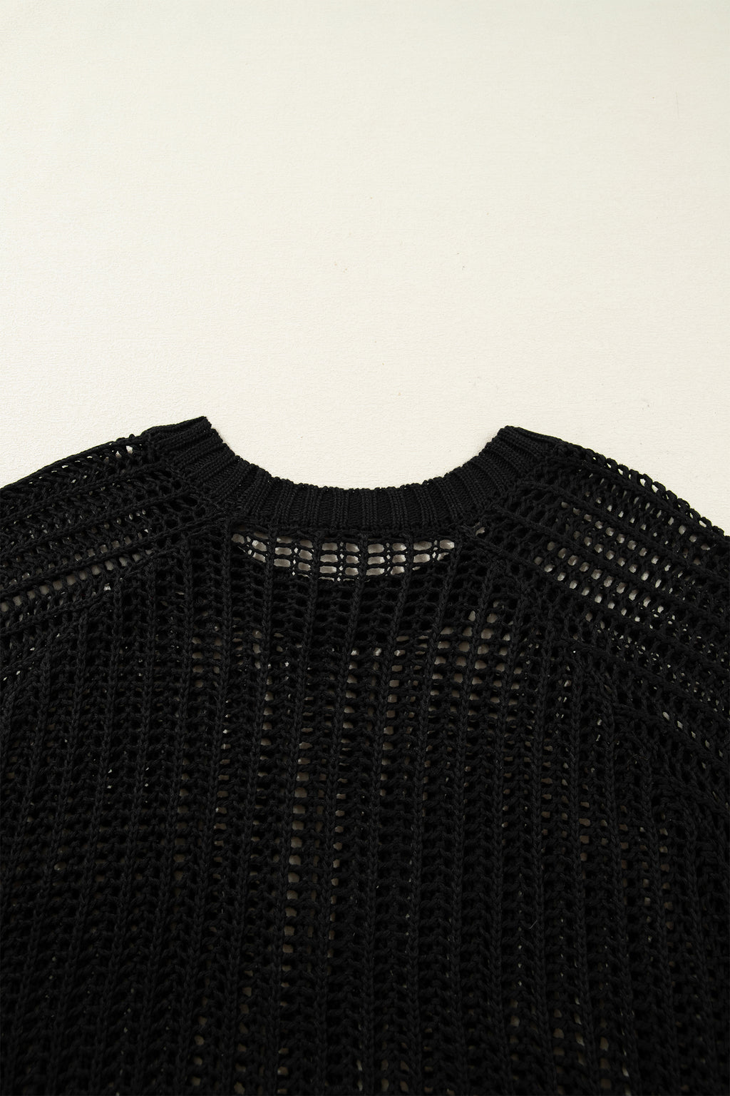 Black Plus Size Bow Tie Sweater