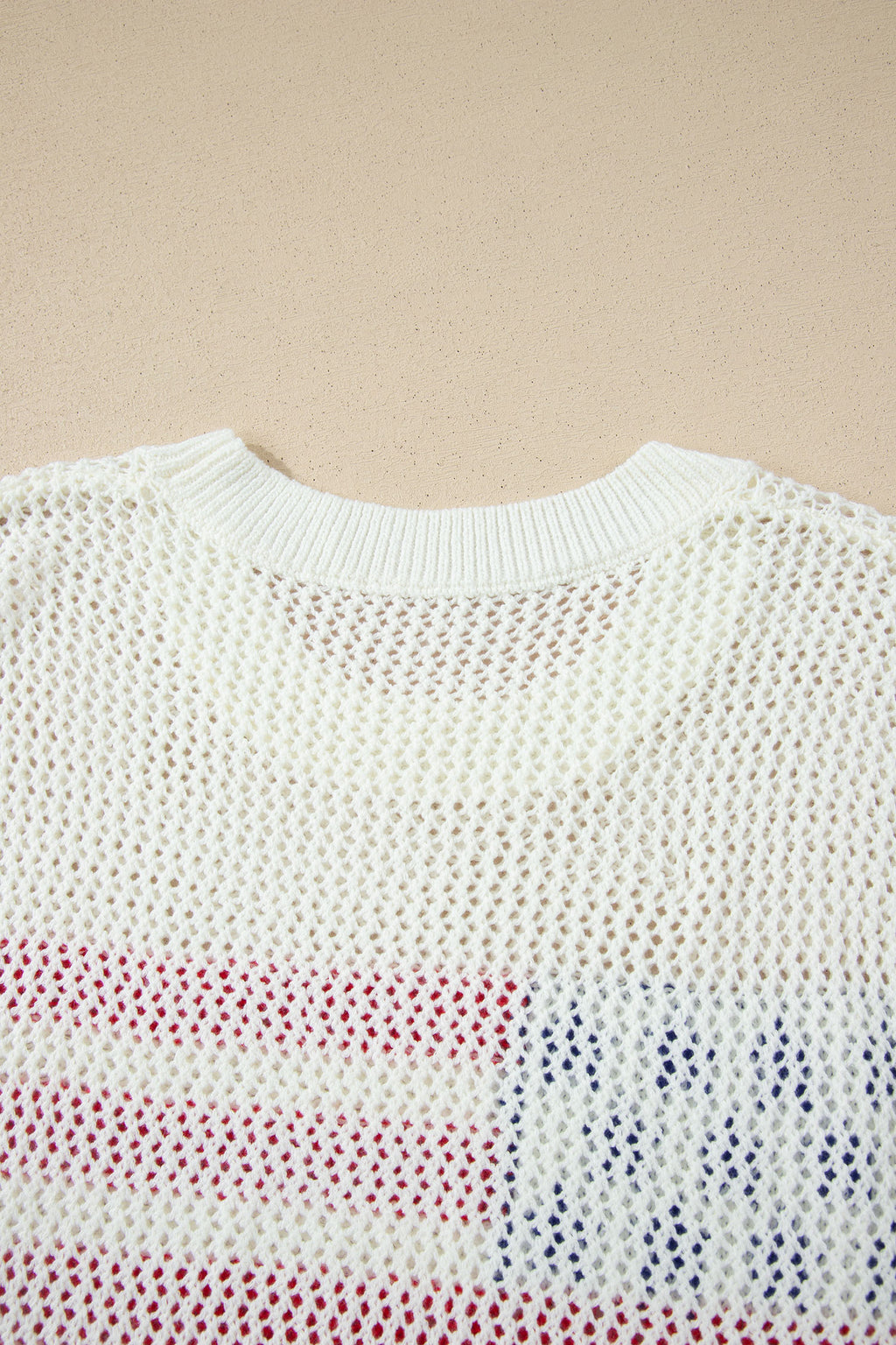 White Flag Graphic Sweater Top