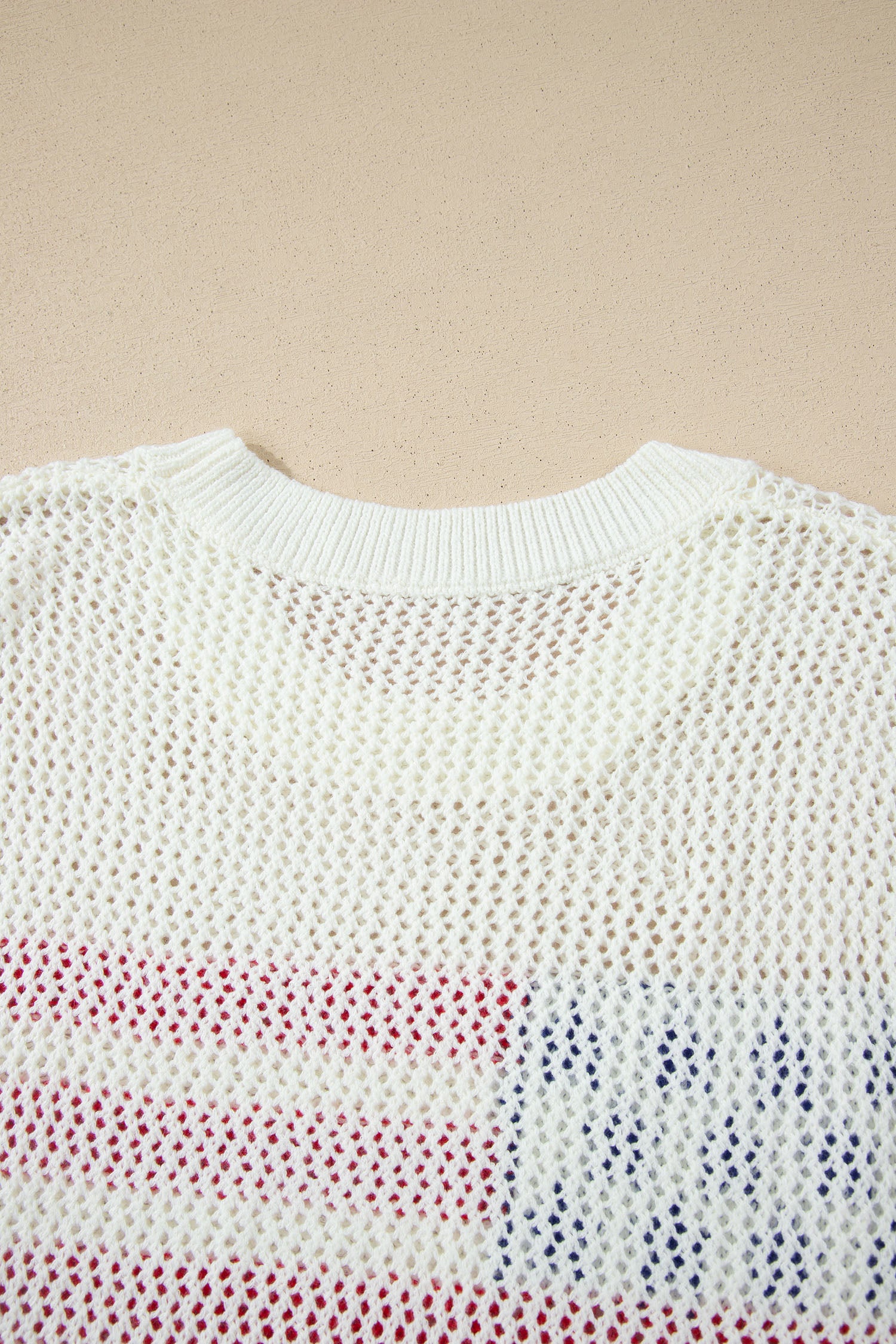 White Flag Graphic Sweater Top