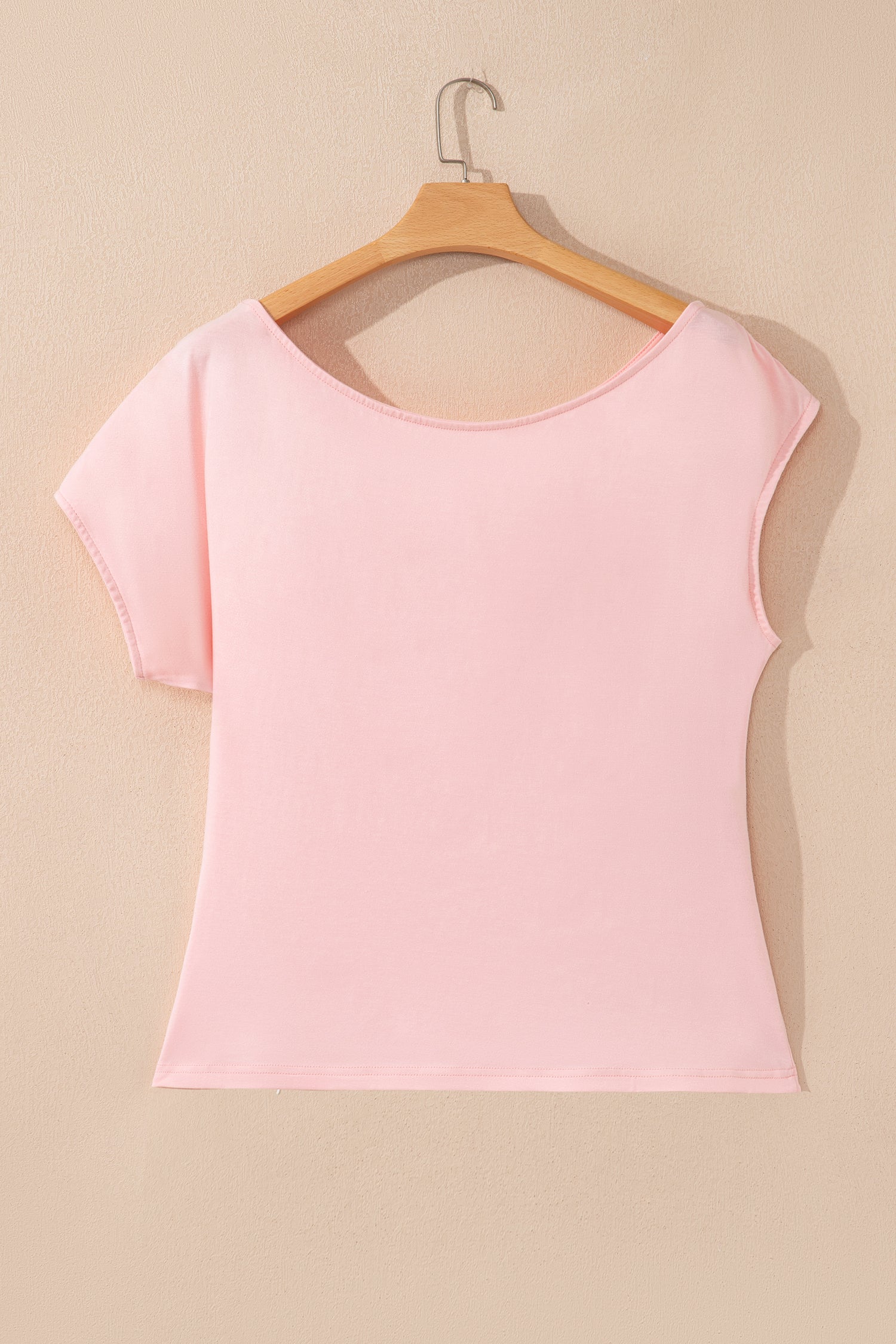 Pink Plus Size Asymmetric Blouse