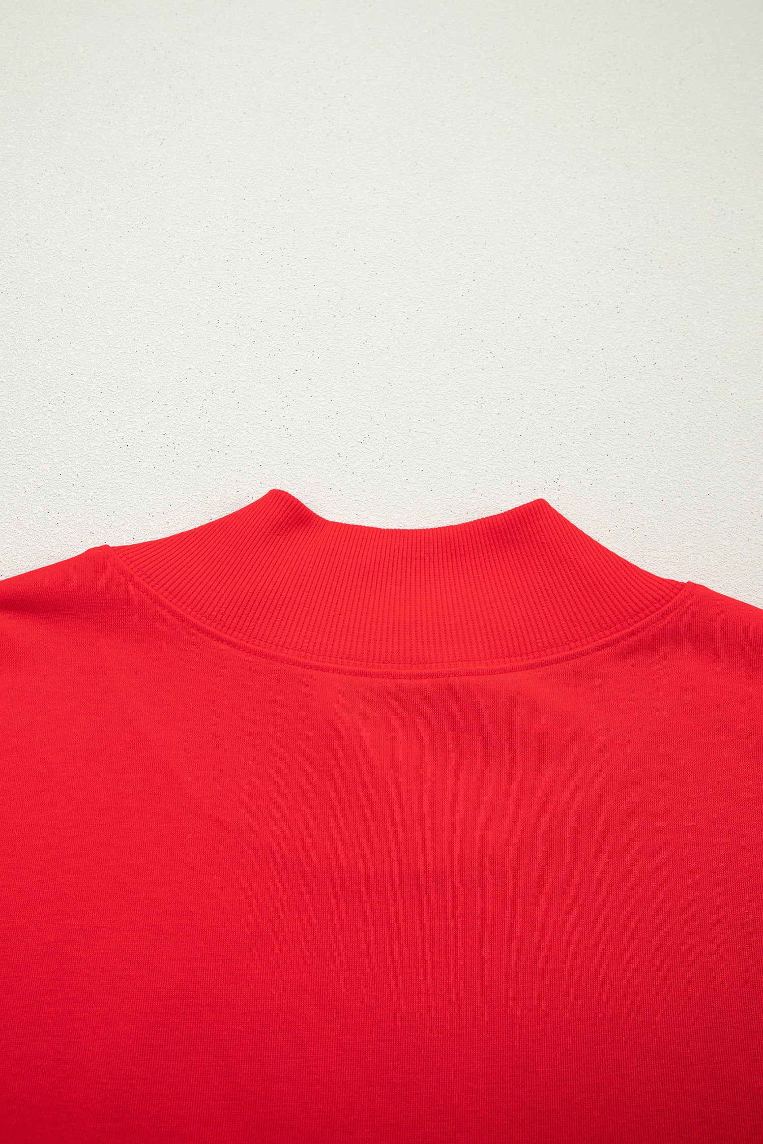 Red High Neck Cap Sleeve Top