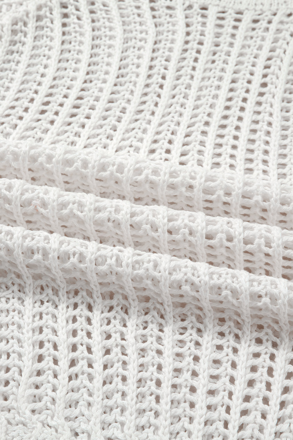 White Plus Size Bow Tie Sweater