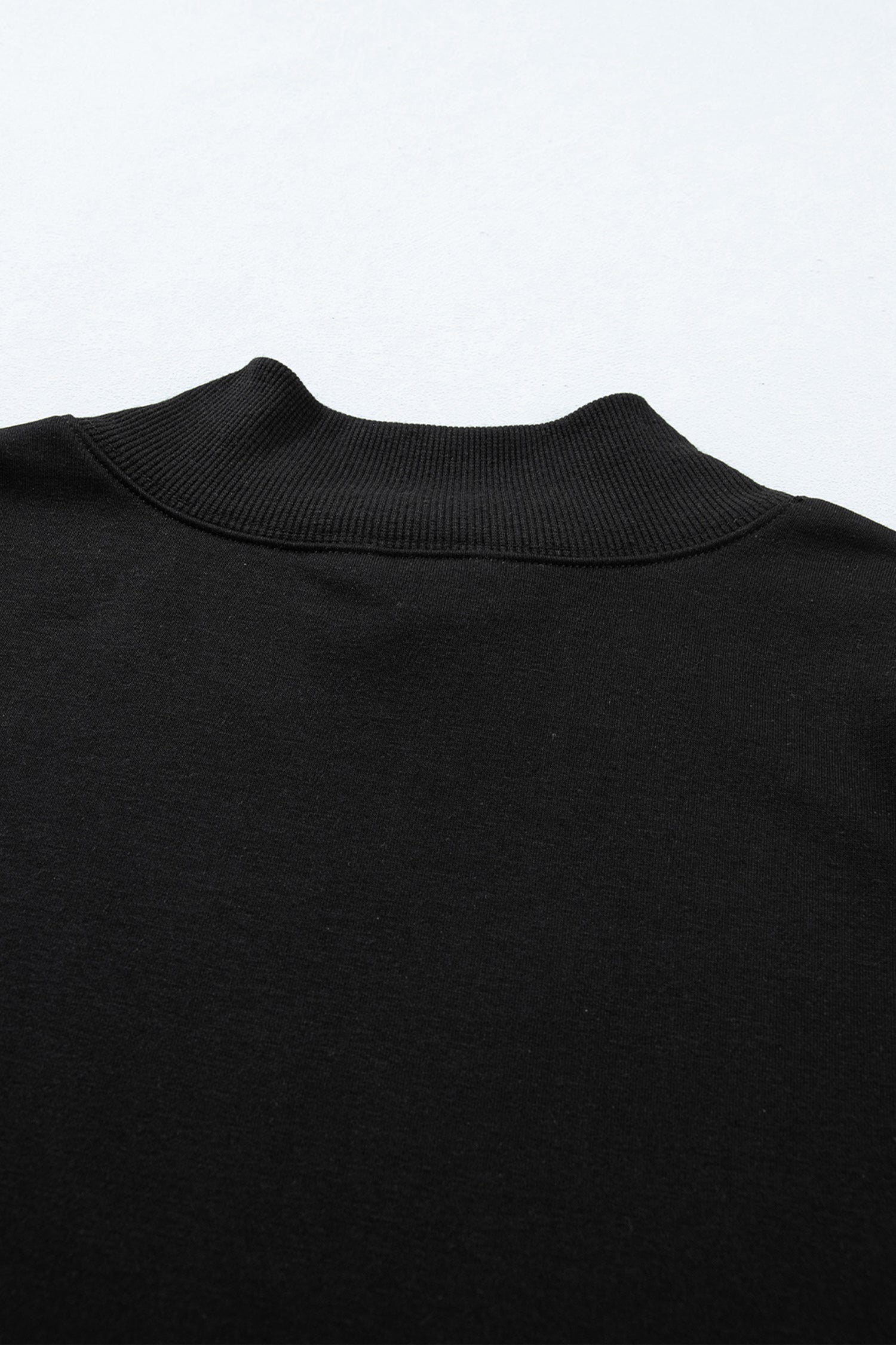 Black High Neck Cap Sleeve Top