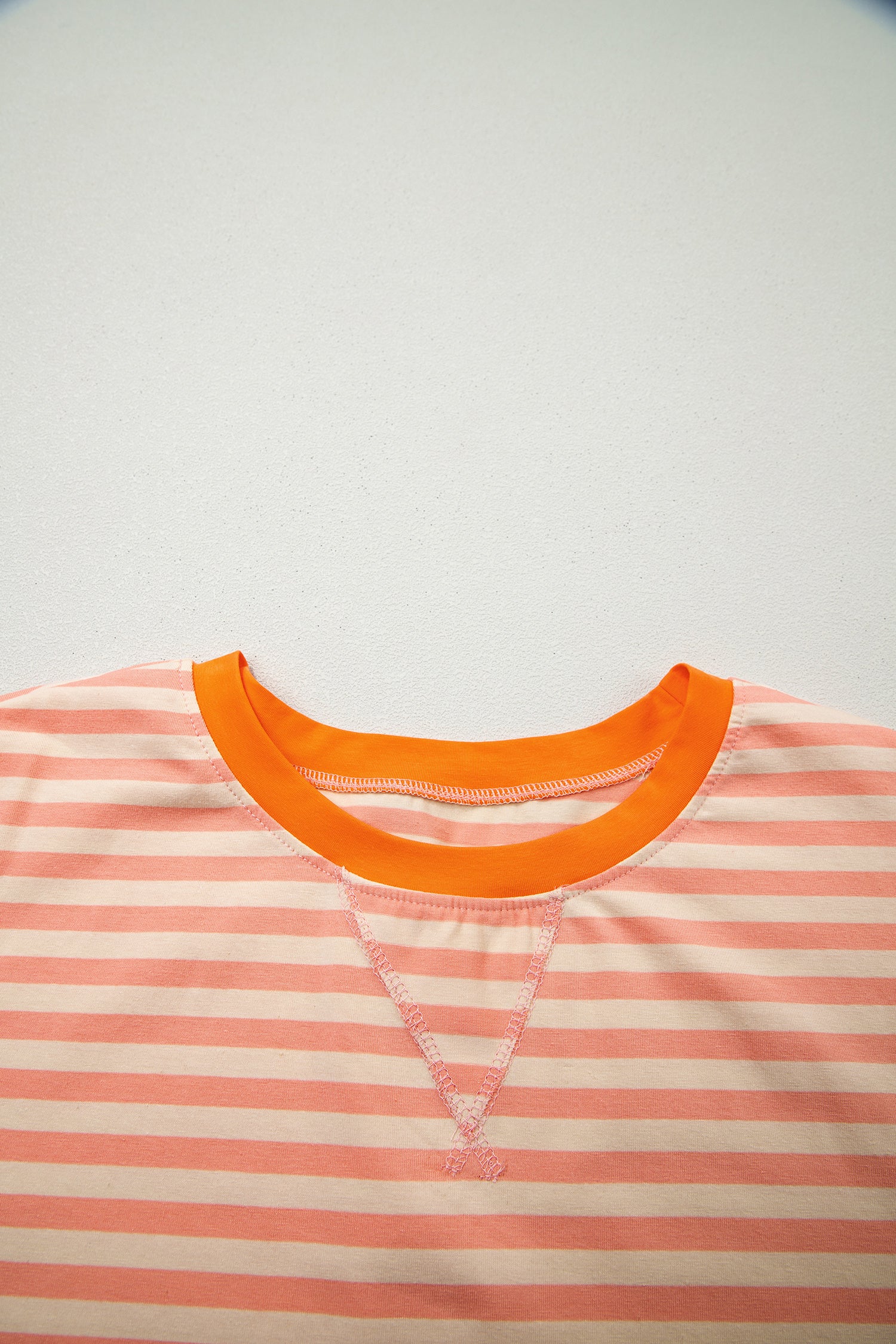 Pink Stripe Plus Size Summer Set